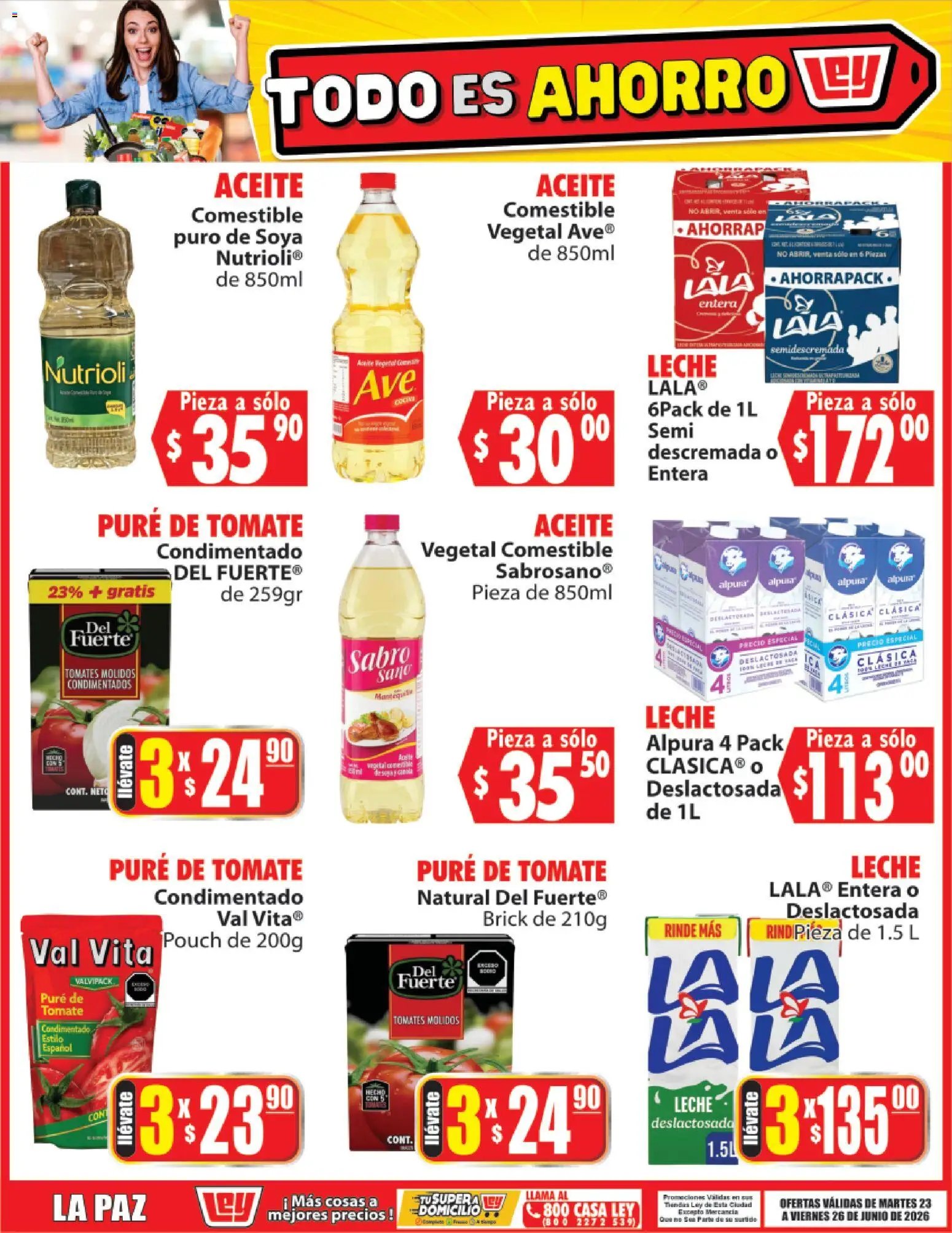 Casa Ley oferta desde 23/06/2026 Casa Ley folleto Todo es ahorro