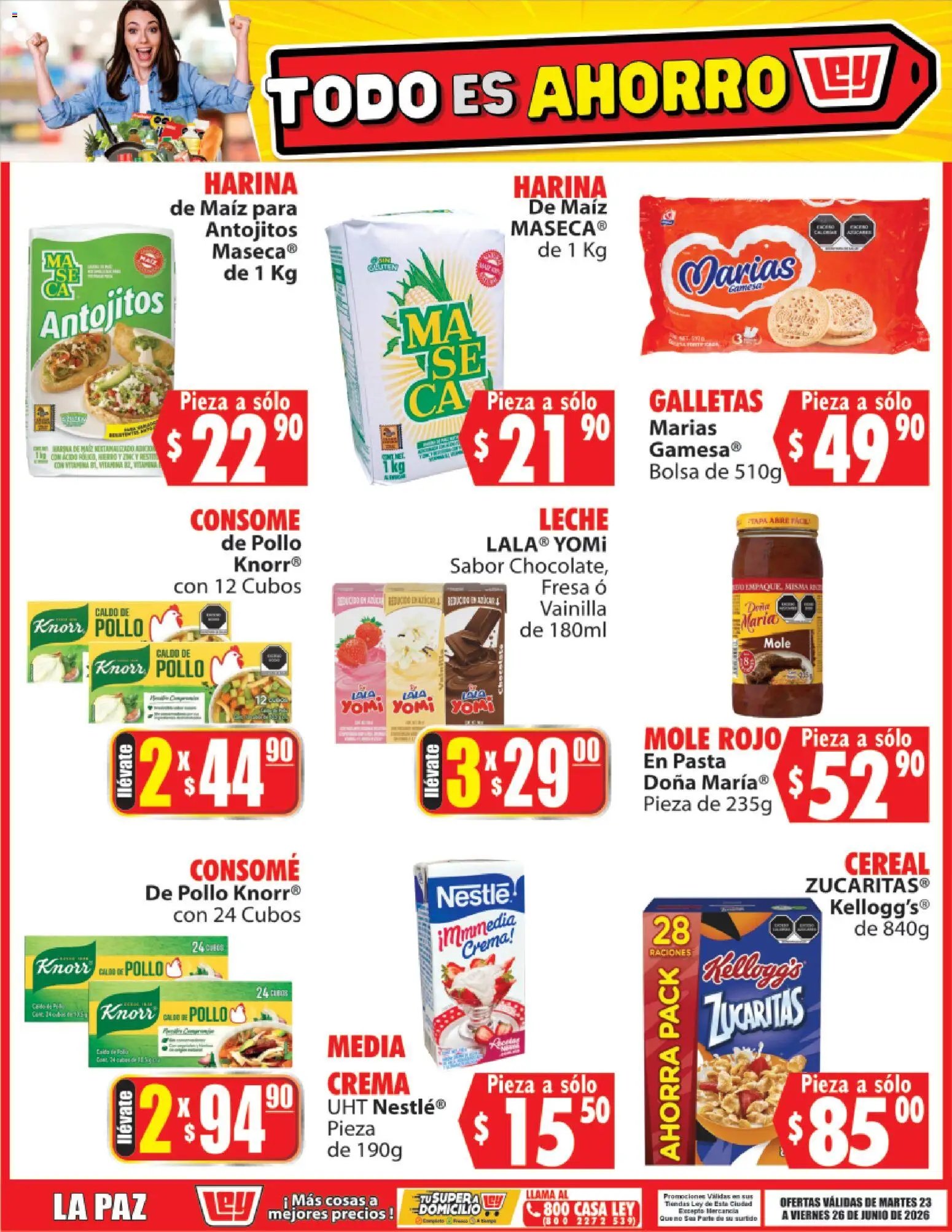Casa Ley oferta desde 23/06/2026 Casa Ley folleto Todo es ahorro