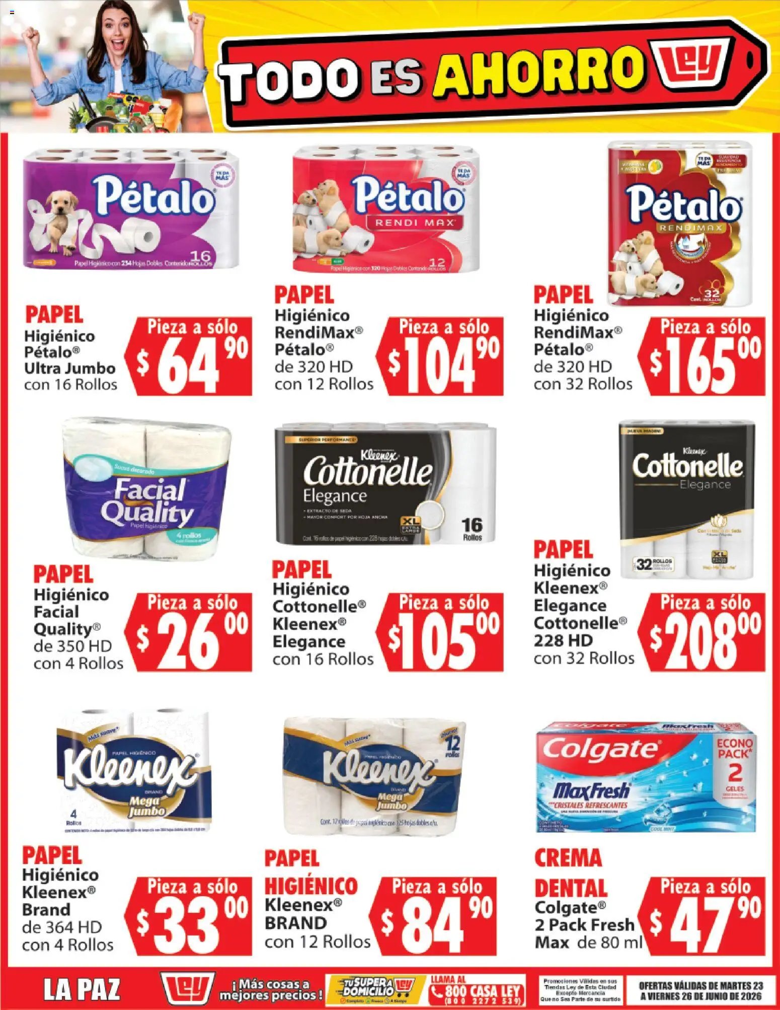 Casa Ley oferta desde 23/06/2026 Casa Ley folleto Todo es ahorro