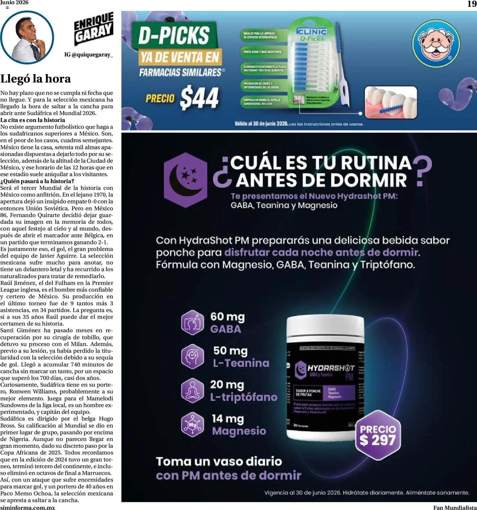 Farmacias Similares oferta desde 01/06/2026 Farmacias Similares catálogo