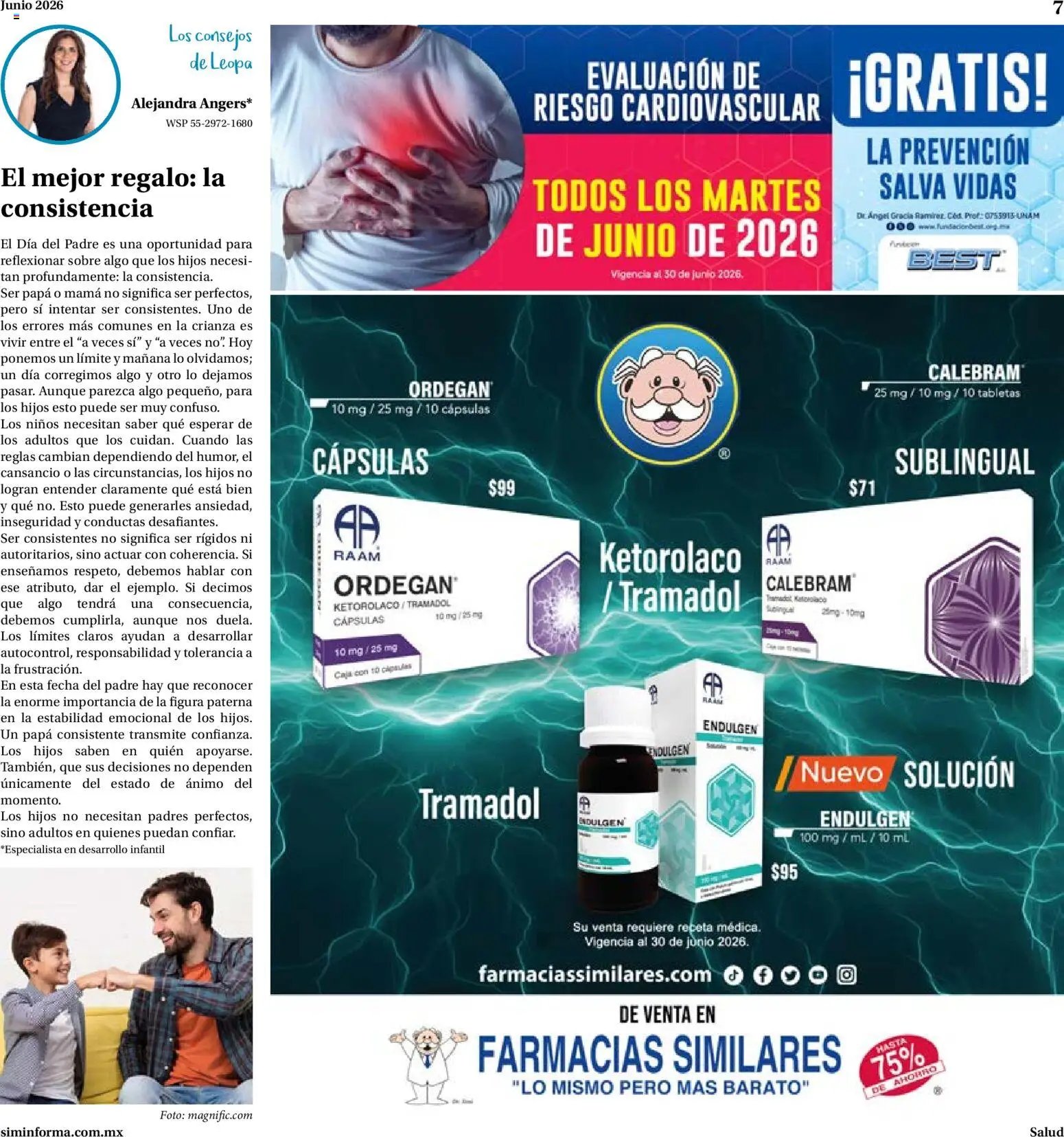 Farmacias Similares oferta desde 01/06/2026 Farmacias Similares catálogo
