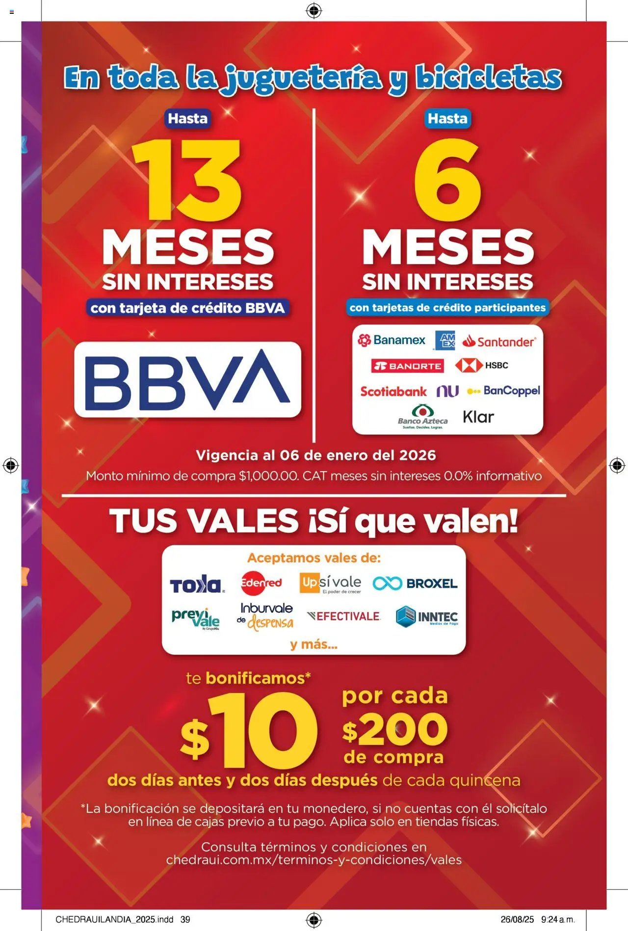 Chedraui oferta desde 05/09/2025 Folleto ChedrauiLandia (2025-09-05 - 2026-01-06)