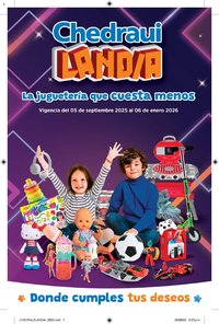 Chedraui oferta desde 05/09/2025 Folleto ChedrauiLandia (2025-09-05 - 2026-01-06)