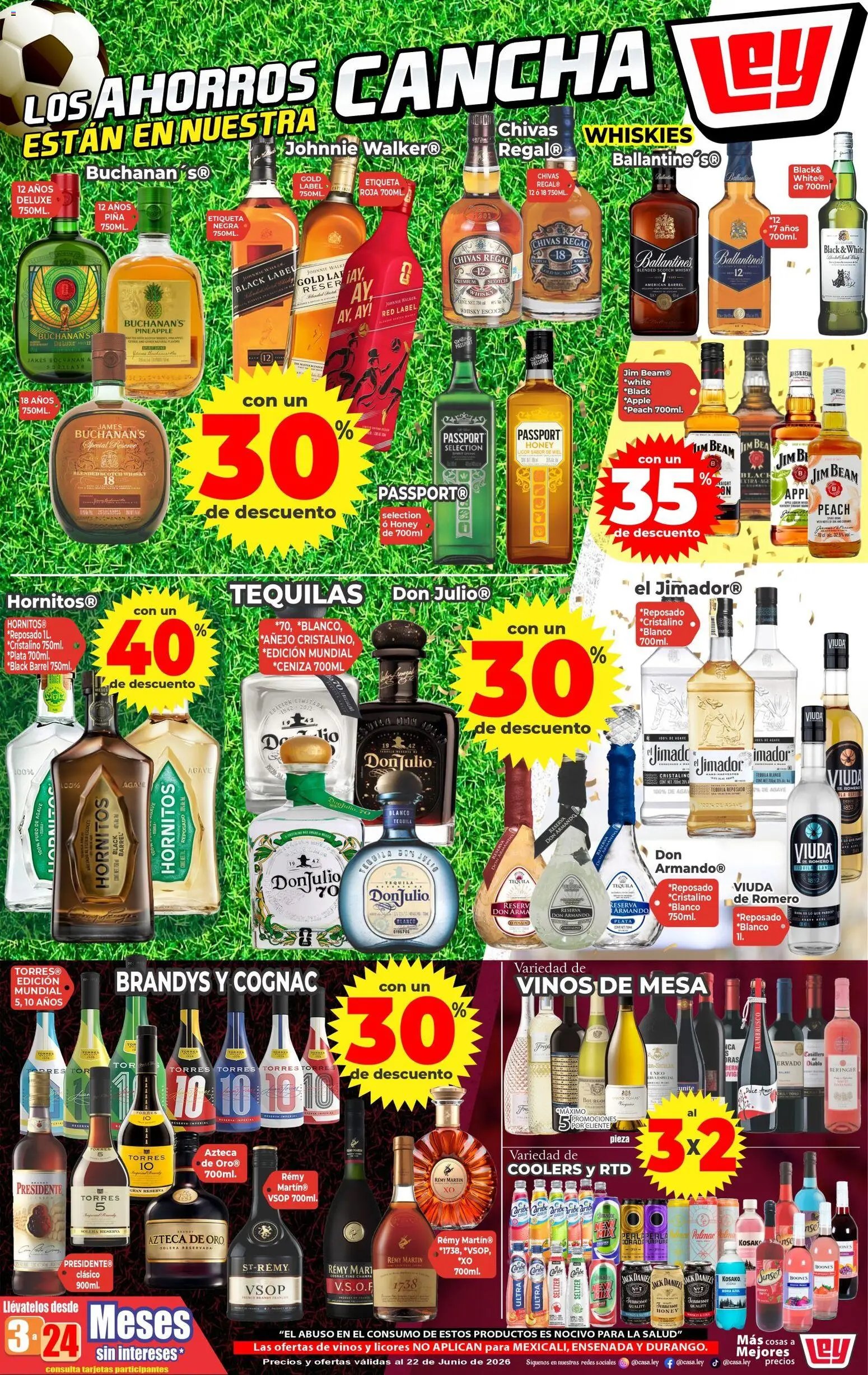 Casa Ley oferta desde 19/06/2026 Casa Ley folleto Las ofertas de vinos y licores