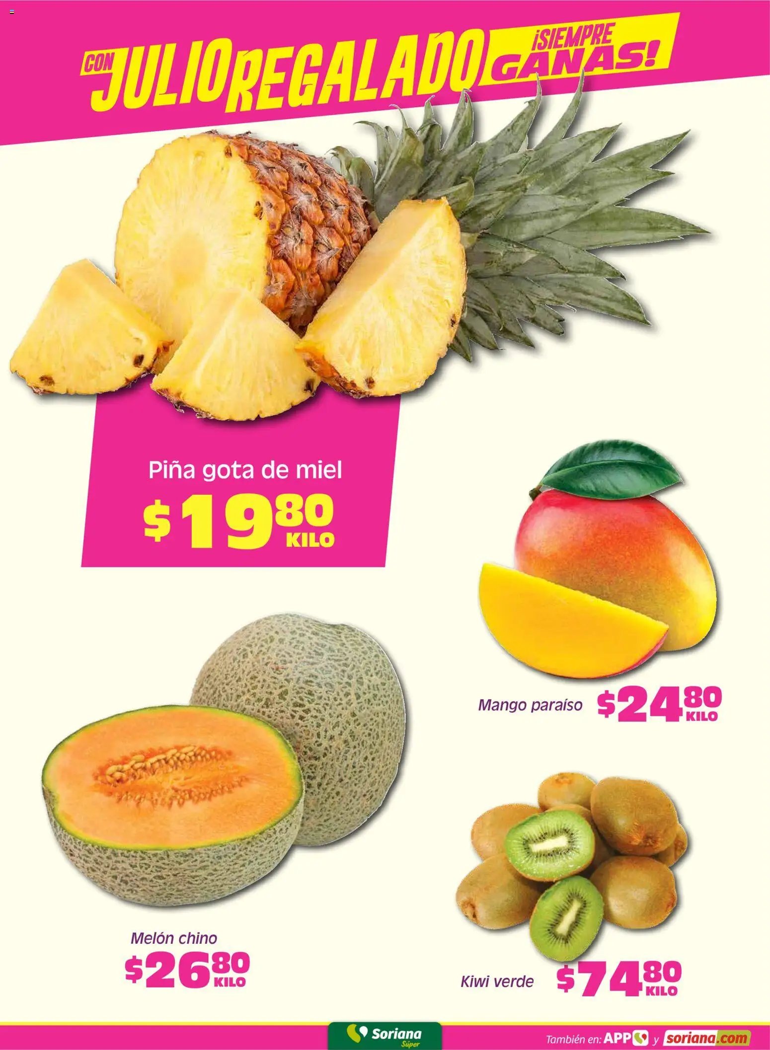 Soriana oferta desde 17/07/2026 Soriana Fin de Semana Súper: BCS, Son y Sin