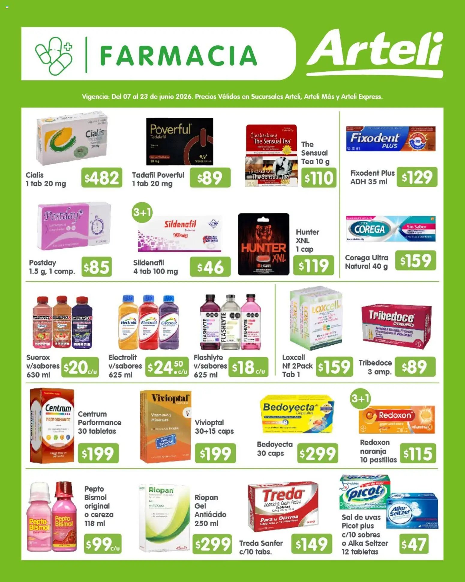 Arteli oferta desde 07/06/2026 Arteli folleto Quincenal