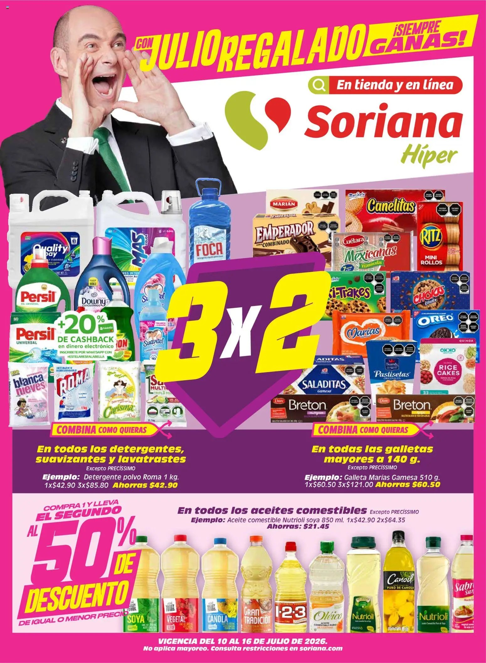 Soriana oferta desde 10/07/2026 Soriana folleto