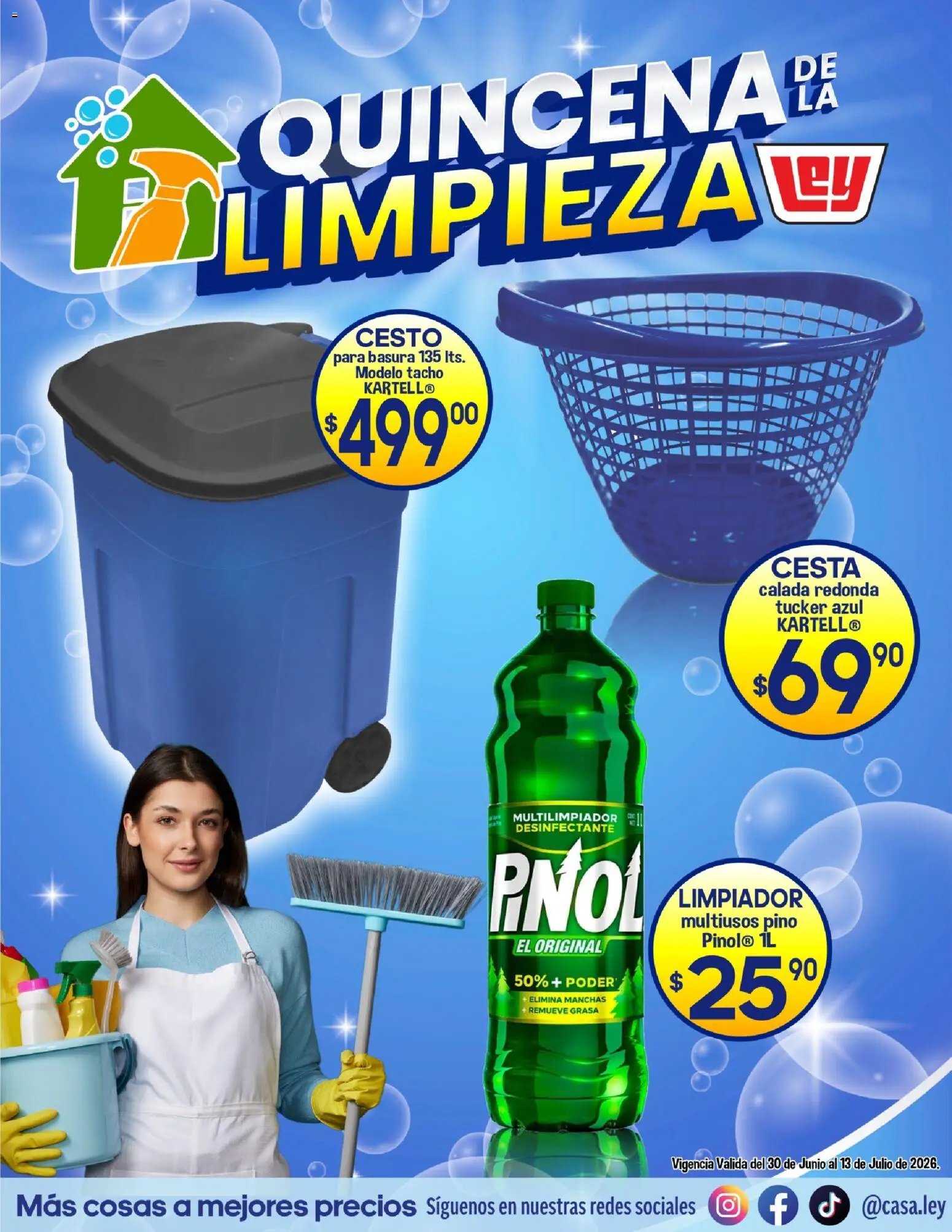 Casa Ley oferta desde 30/06/2026 Casa Ley folleto Quincena de la limpieza