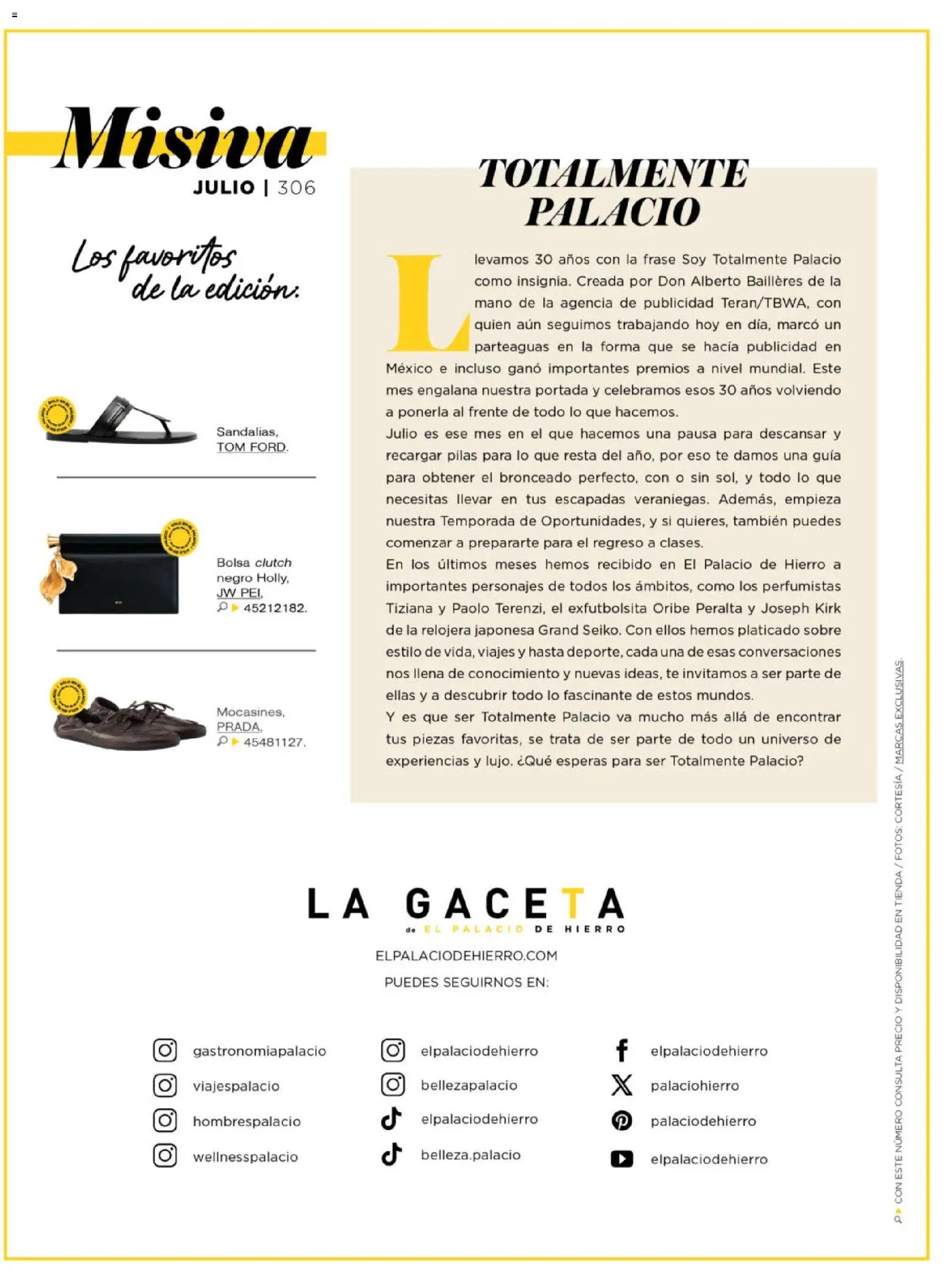 Palacio De Hierro oferta desde 01/07/2026 Palacio De Hierro catálogo