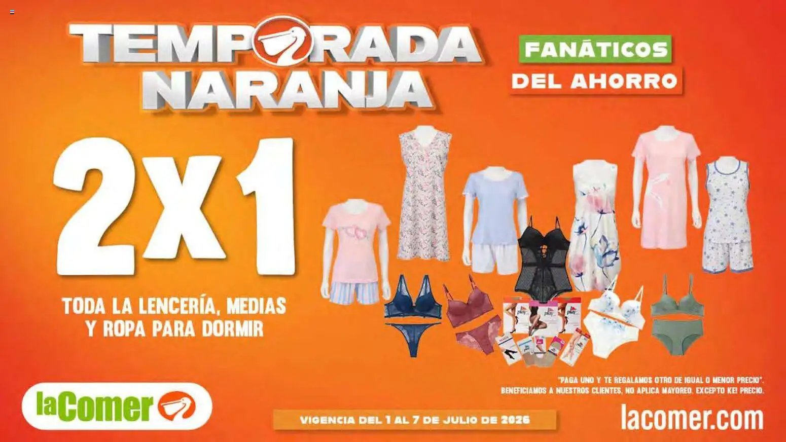La Comer oferta desde 01/07/2026 La Comer folleto