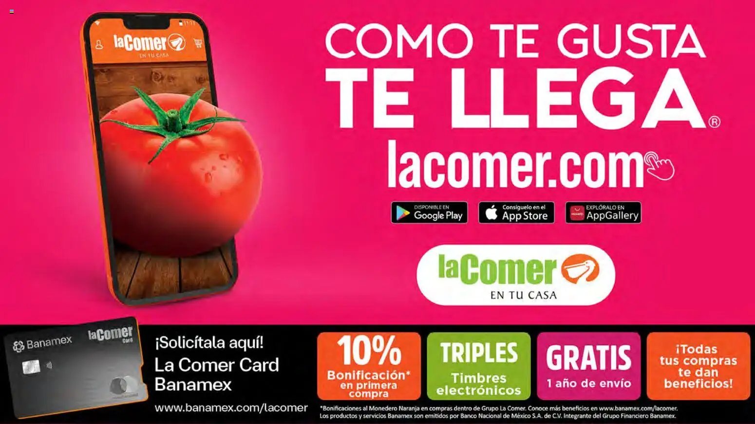 La Comer oferta desde 01/07/2026 La Comer folleto