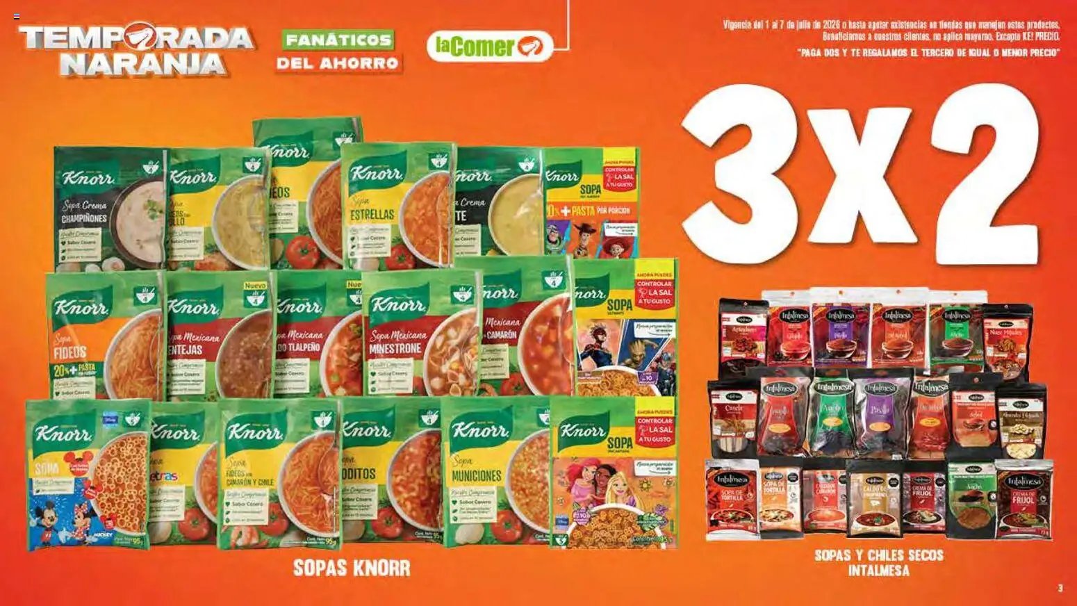 La Comer oferta desde 01/07/2026 La Comer folleto