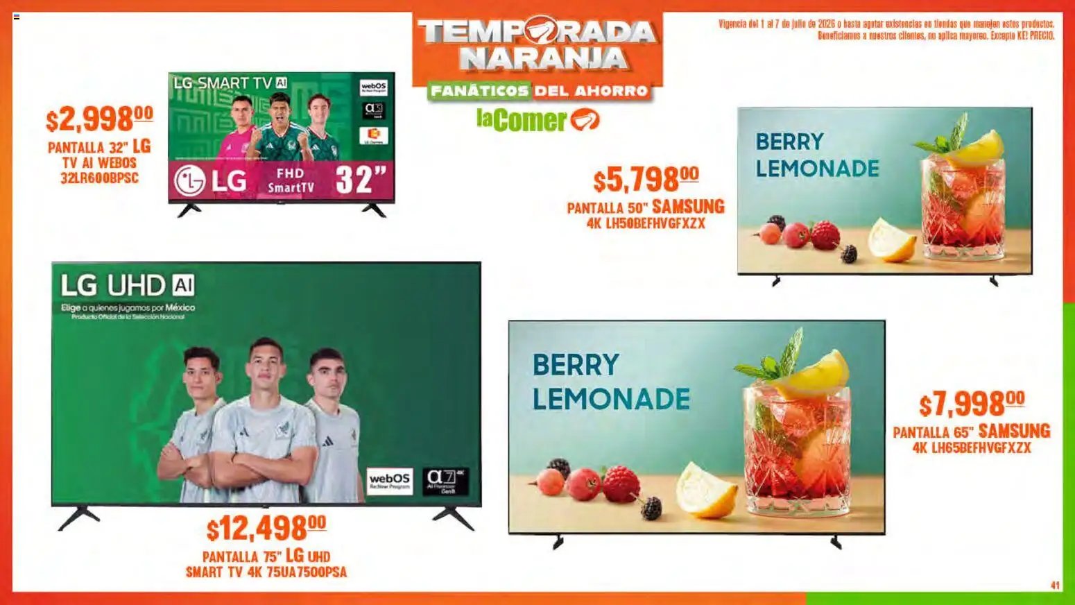 La Comer oferta desde 01/07/2026 La Comer folleto