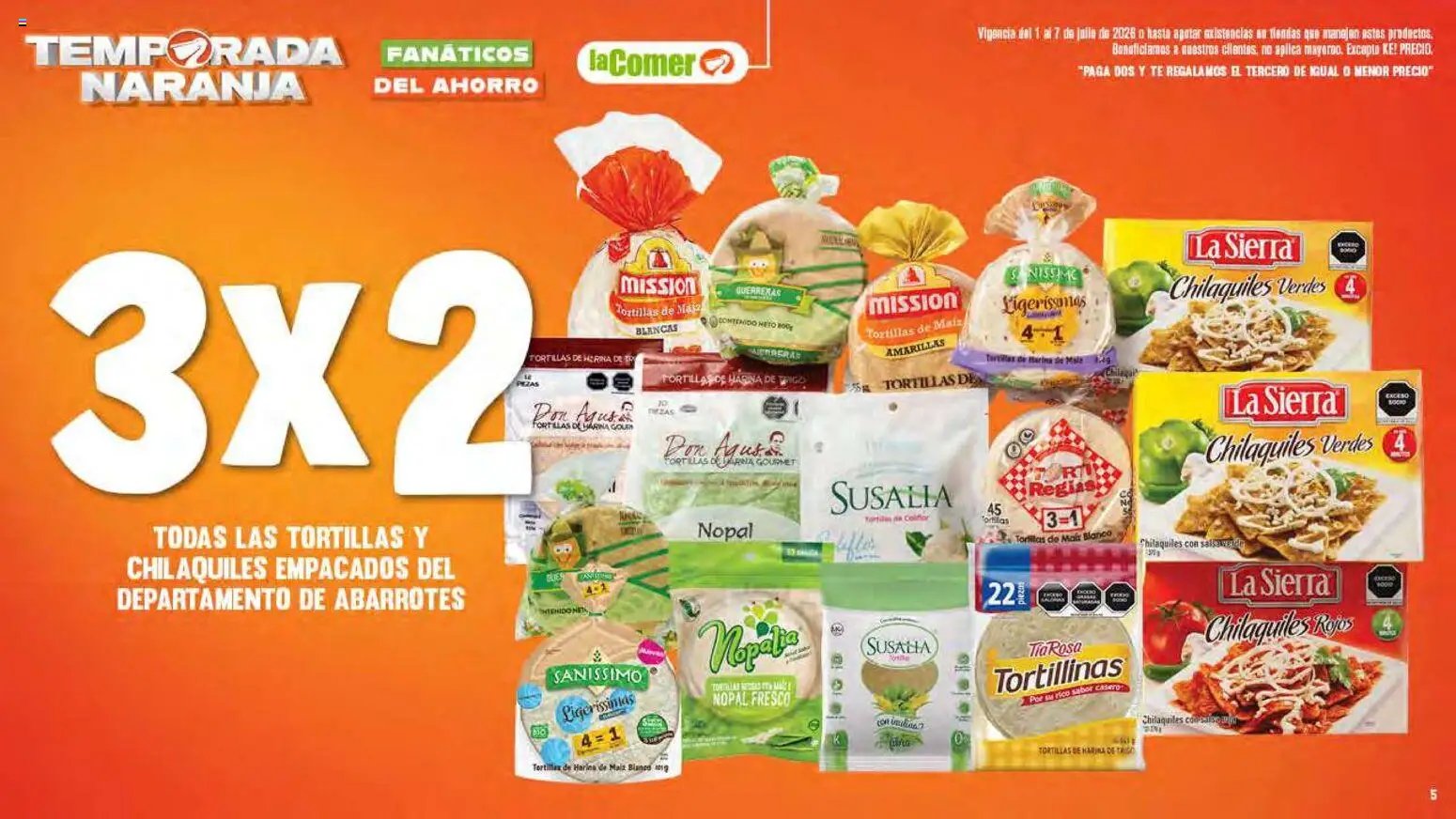 La Comer oferta desde 01/07/2026 La Comer folleto