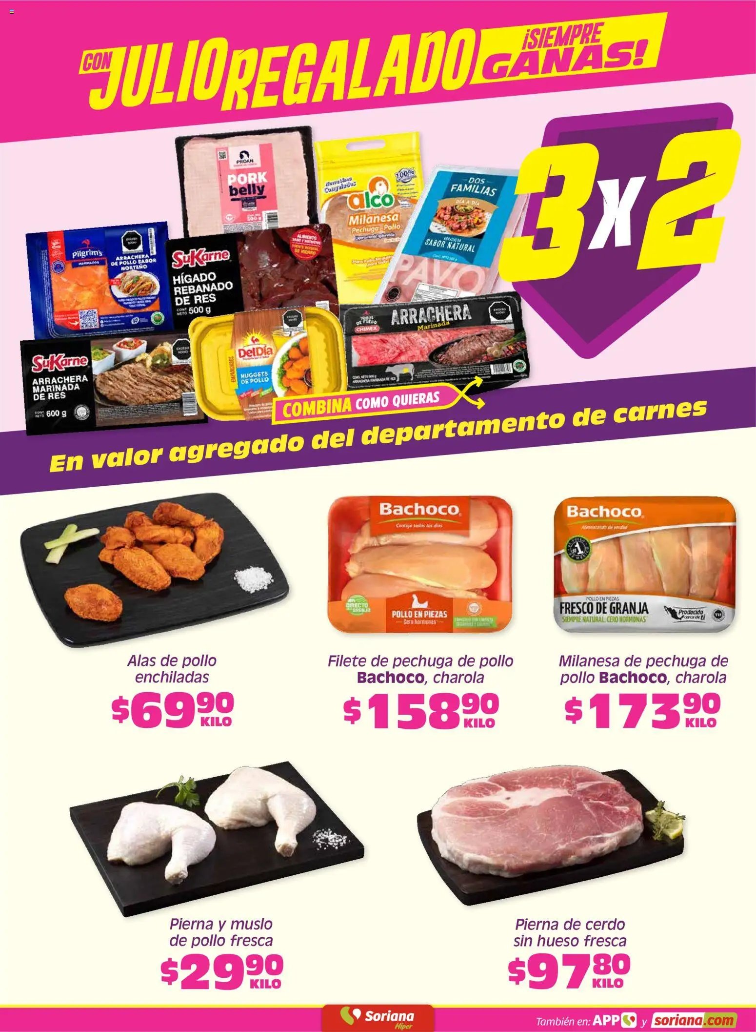 Soriana oferta desde 19/06/2026 Soriana Fin de Semana Híper: BCS, Son y Sin