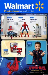 Walmart oferta desde 22/07/2026 Walmart folleto Colección Spiderman