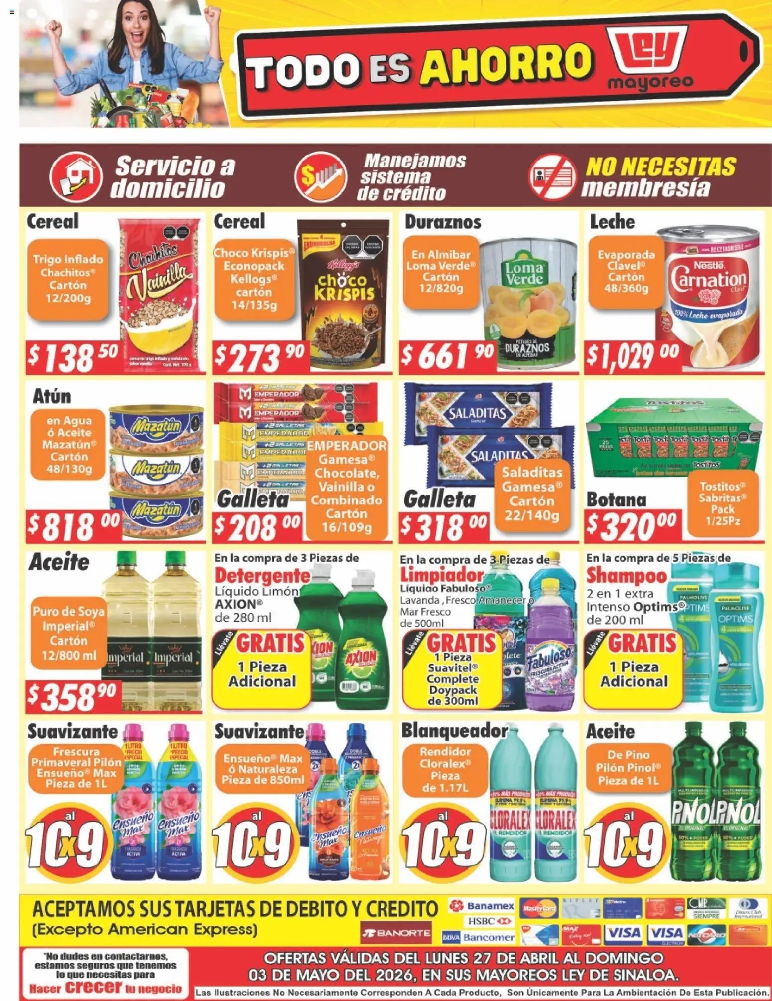 Casa Ley oferta desde 27/04/2026 Casa Ley folleto Sinaloa (2026-04-27 - 2026-05-03)