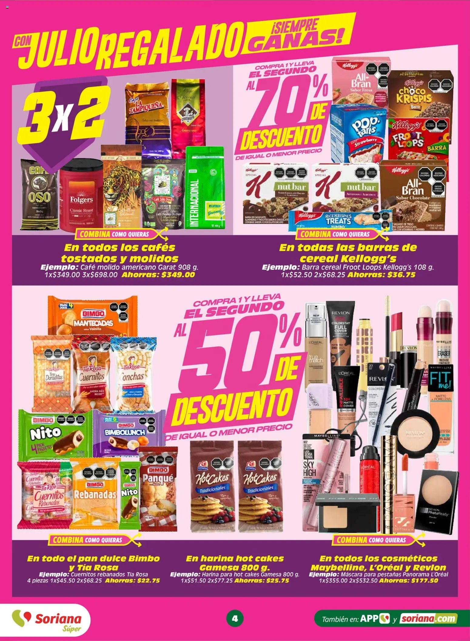 Soriana oferta desde 17/07/2026 Soriana Julio Regalado Súper Nacional