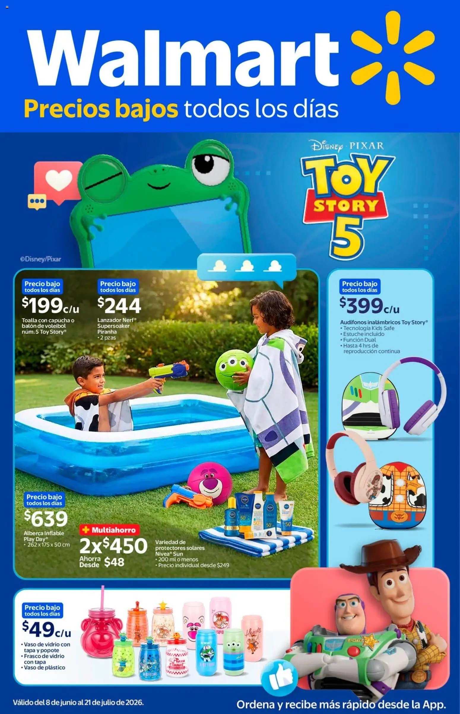 Walmart oferta desde 08/06/2026 Walmart folleto Toy Story