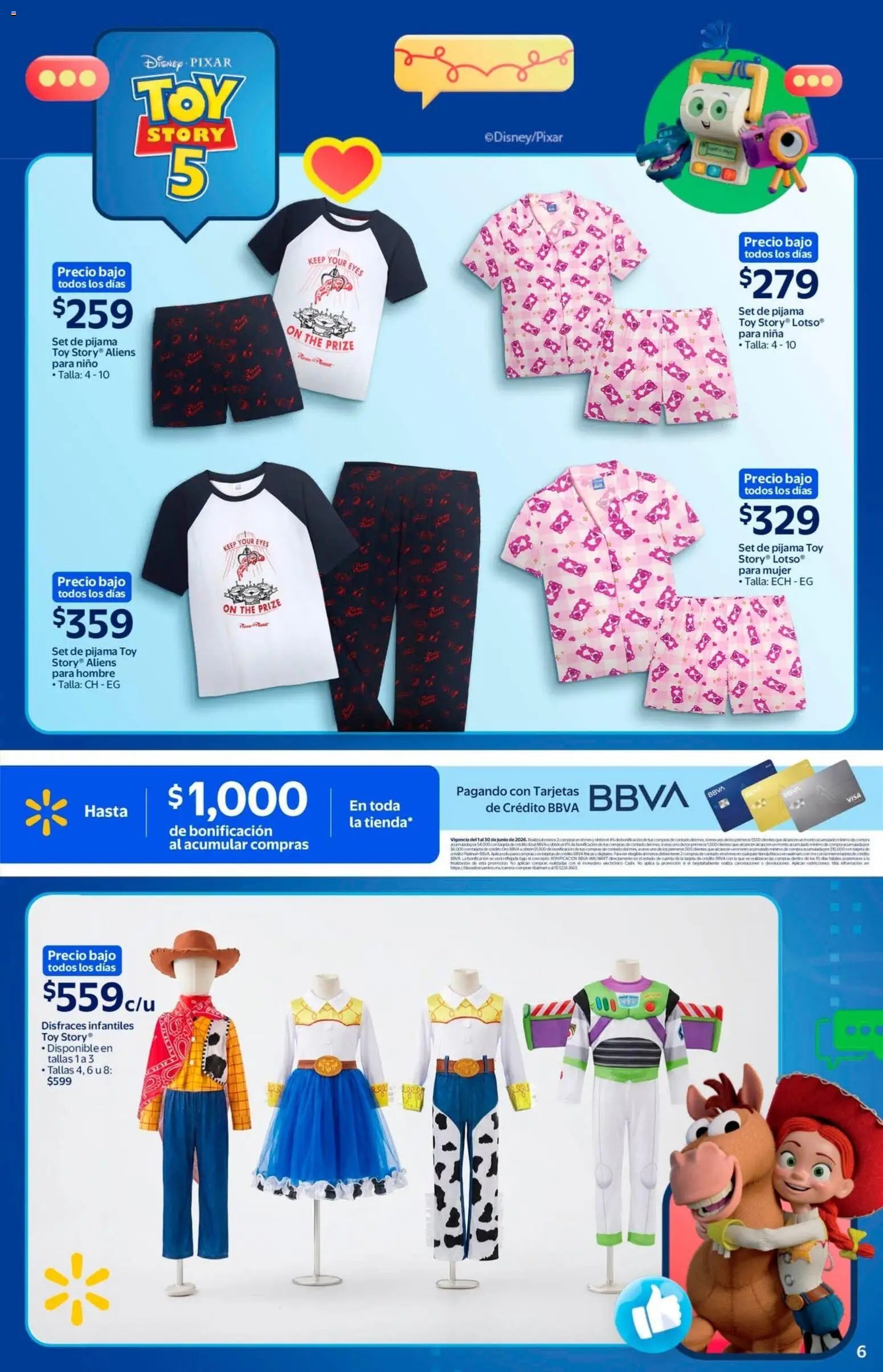 Walmart oferta desde 08/06/2026 Walmart folleto Toy Story