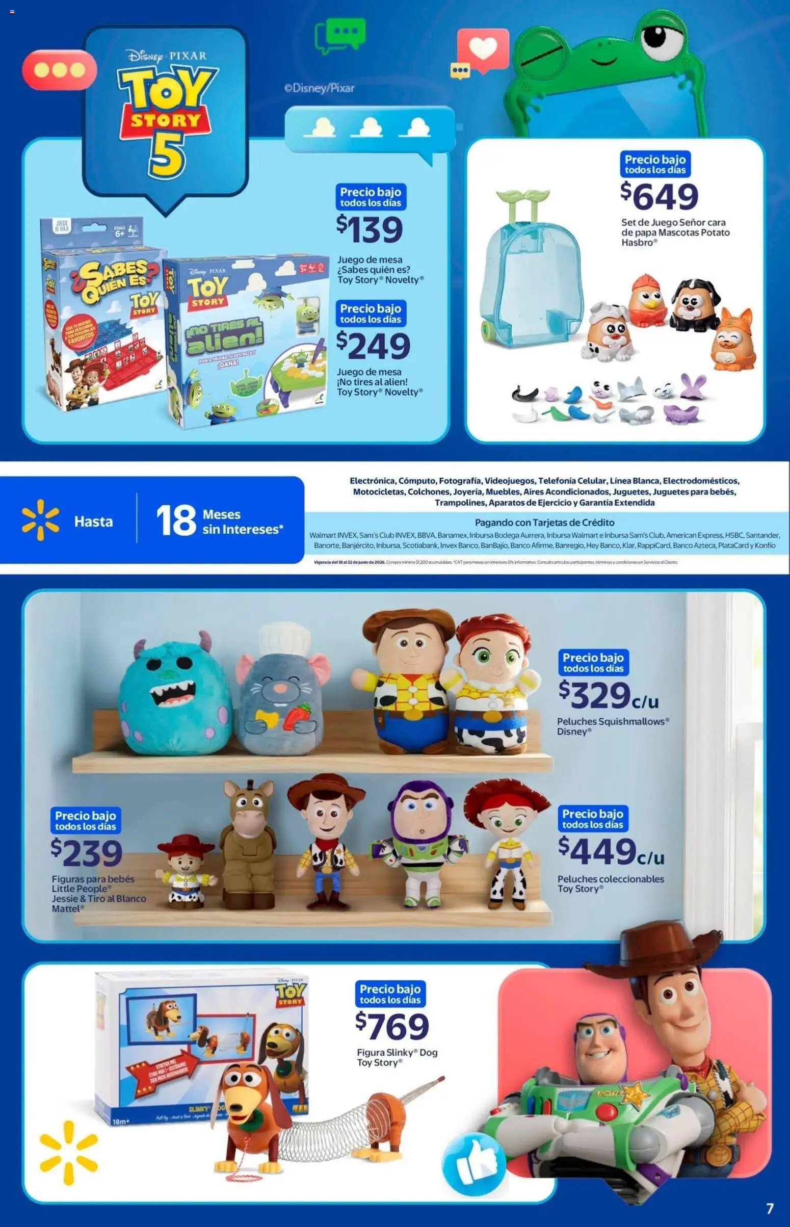 Walmart oferta desde 08/06/2026 Walmart folleto Toy Story