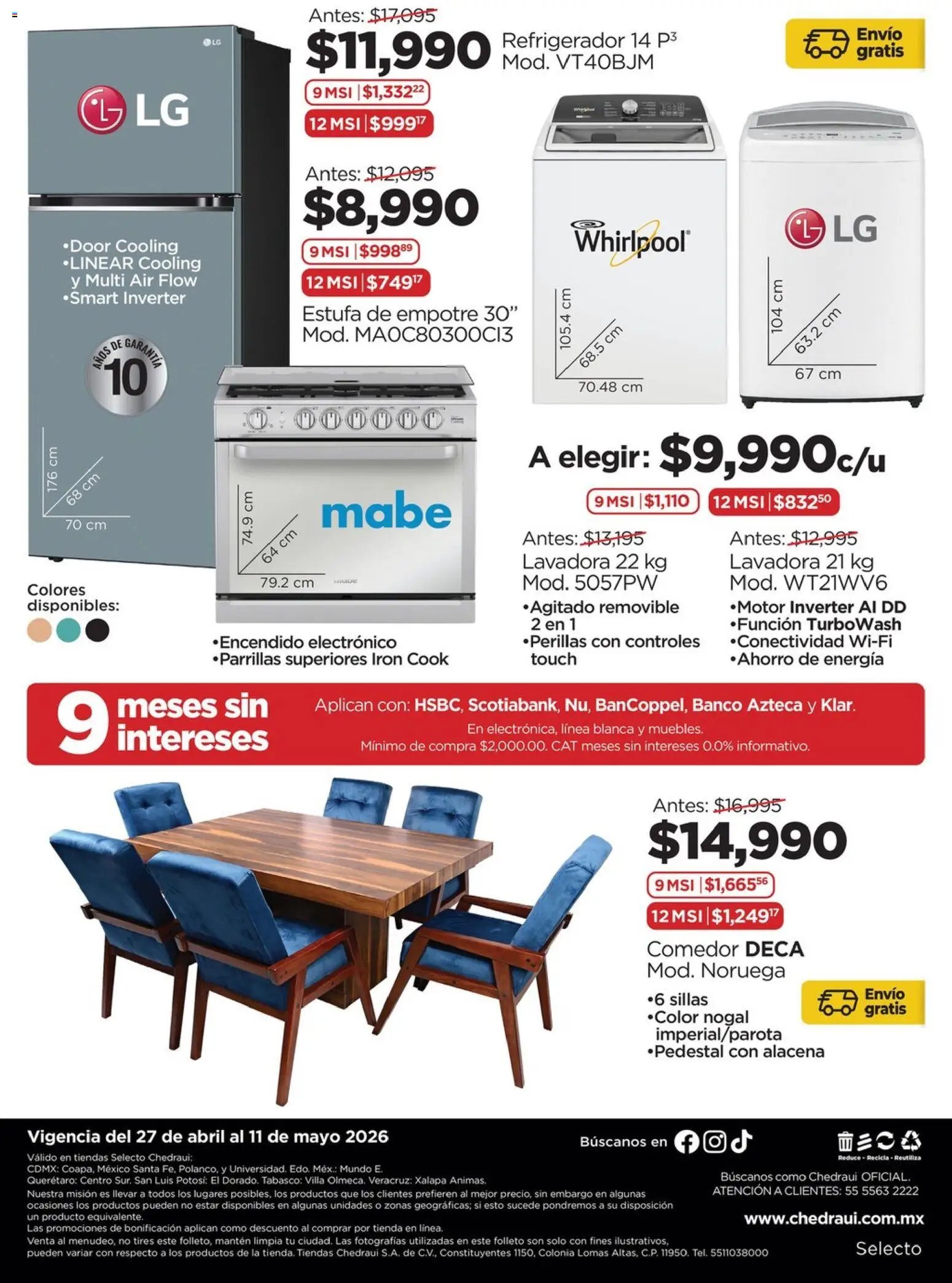 Chedraui oferta desde 27/04/2026 Chedraui folleto Acción (2026-04-27 - 2026-05-11)