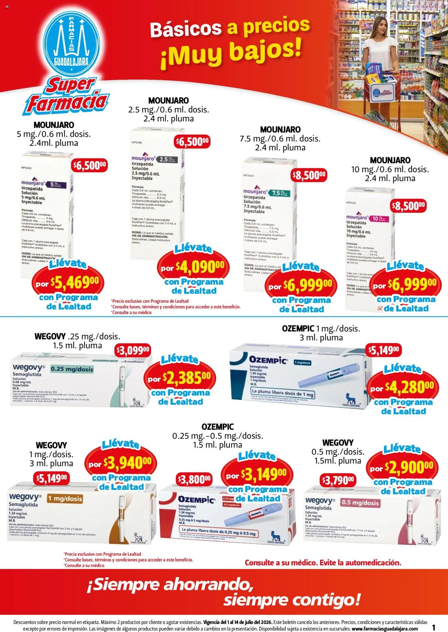 Farmacia Guadalajara oferta desde 01/07/2026 Farmacia Guadalajara catálogo