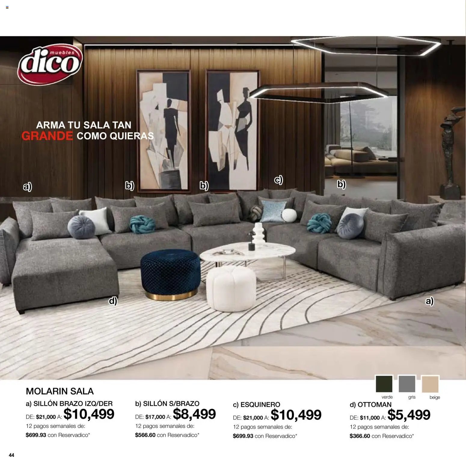 Muebles Dico oferta desde 01/07/2026 Muebles Dico catálogo