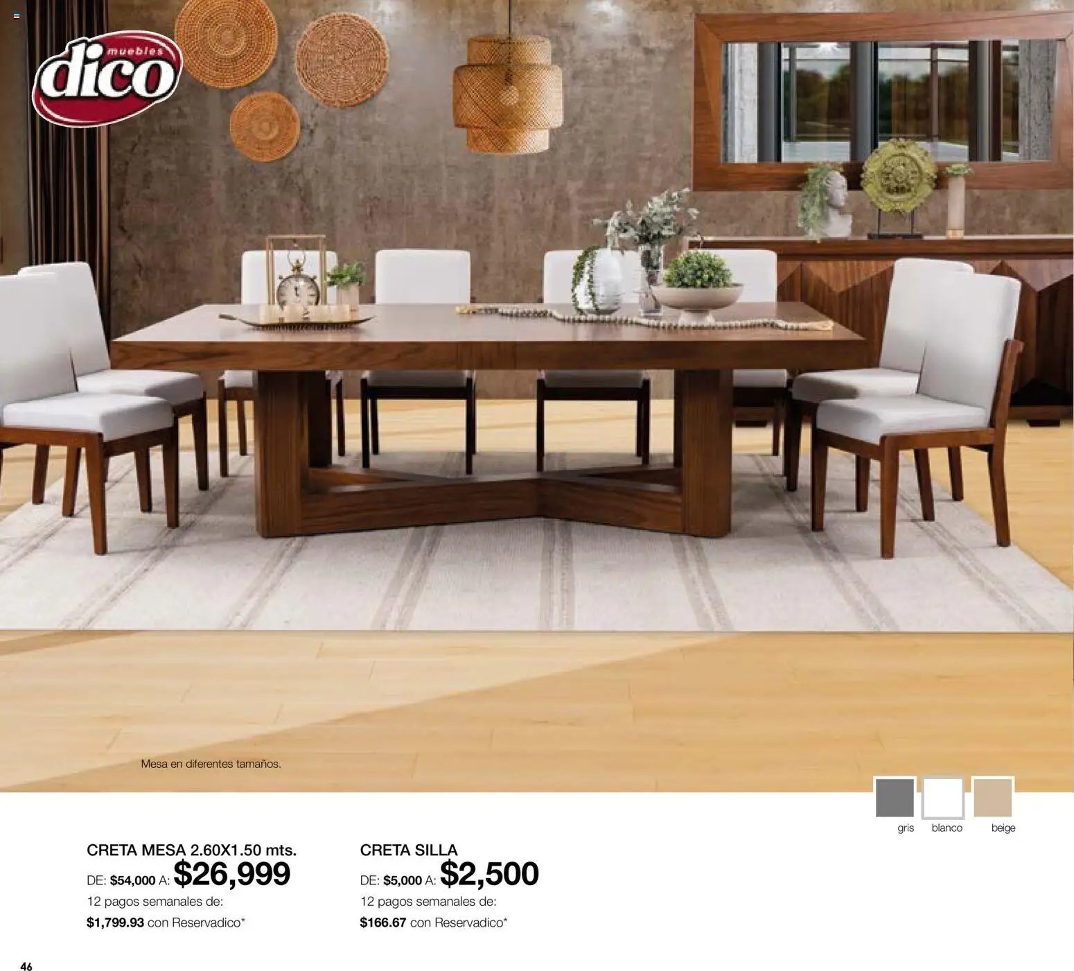 Muebles Dico oferta desde 01/07/2026 Muebles Dico catálogo