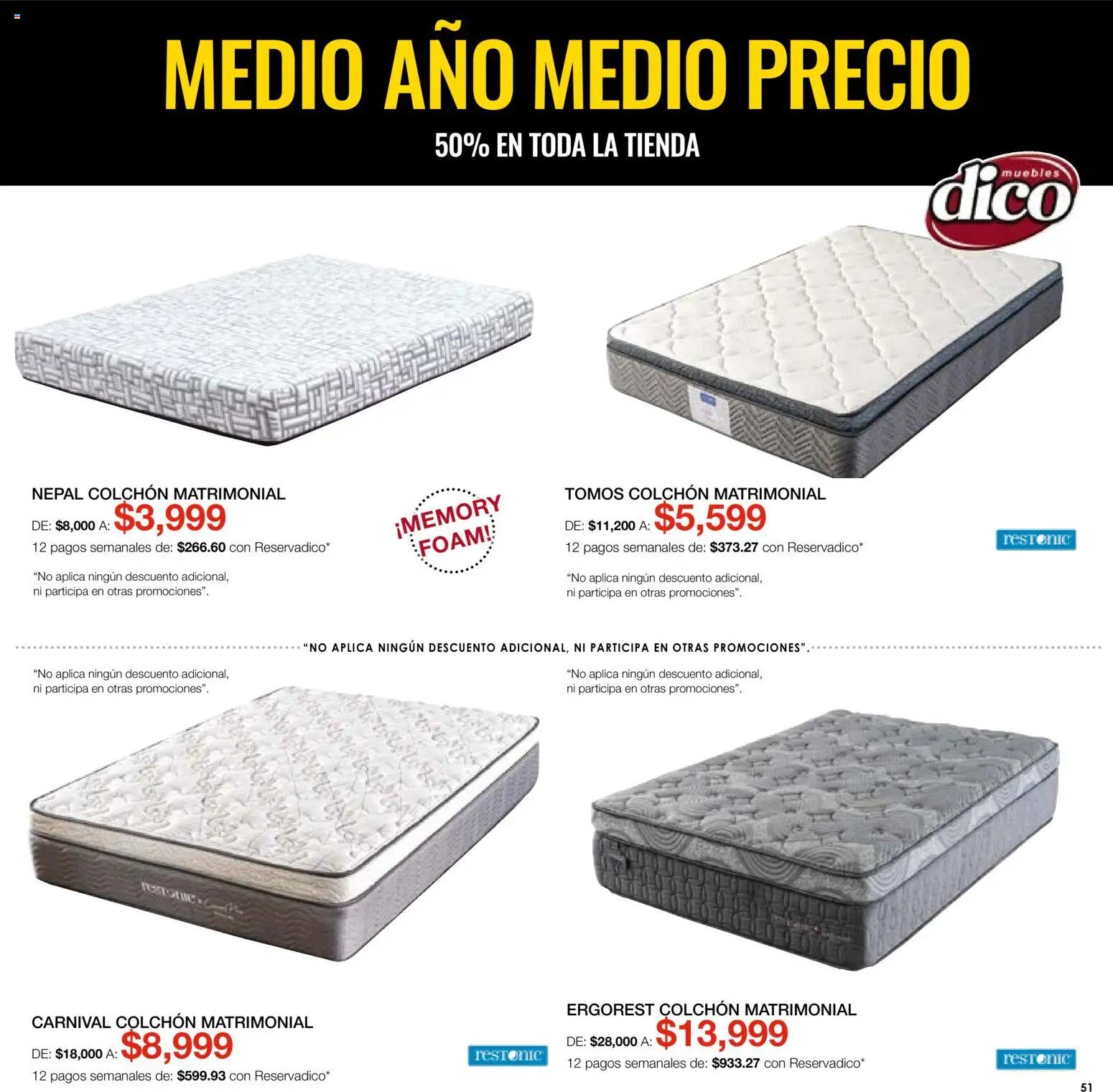 Muebles Dico oferta desde 01/07/2026 Muebles Dico catálogo