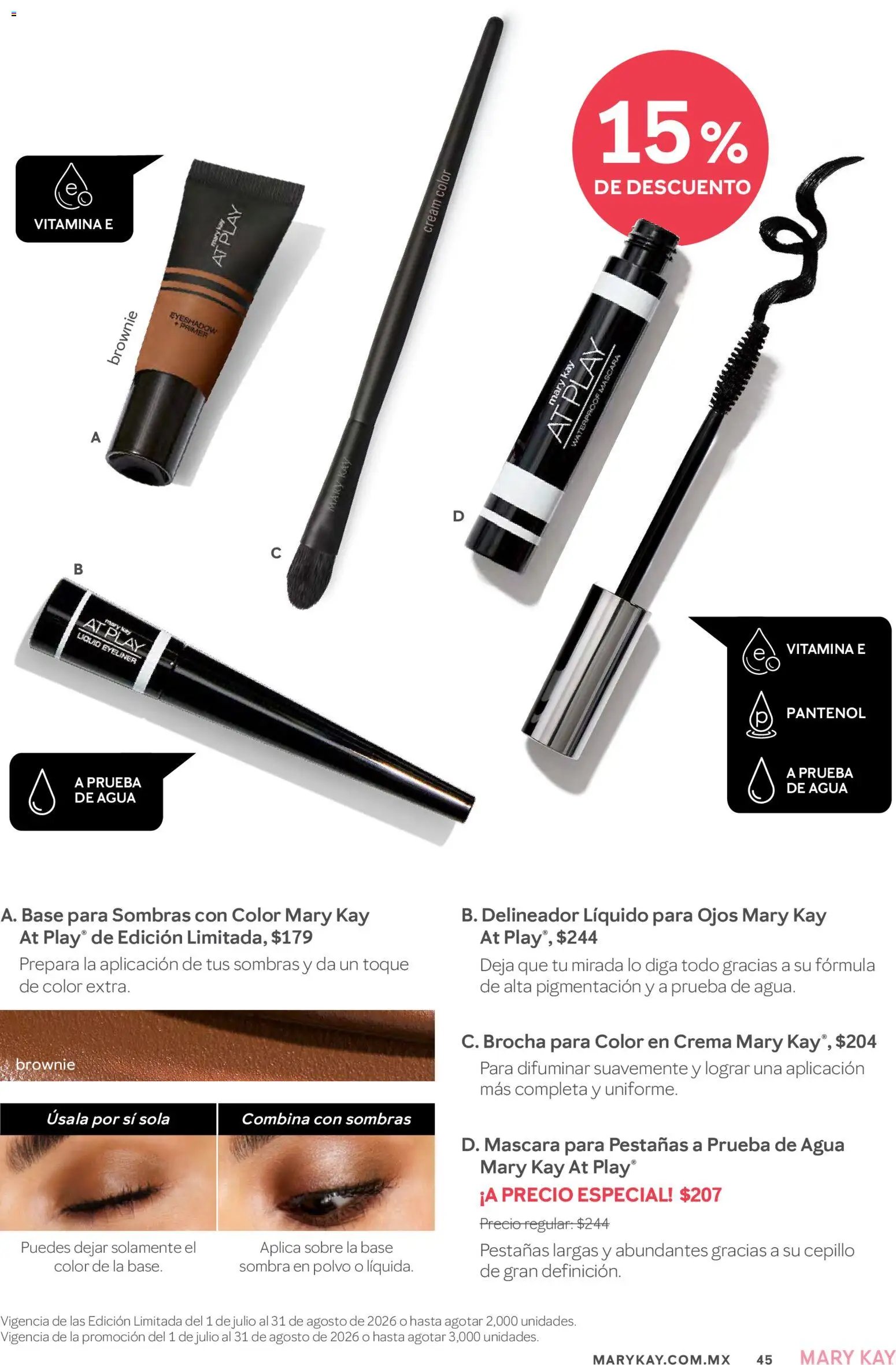 Mary Kay oferta desde 01/07/2026 Catálogo Mary Kay Julio Agosto 2026