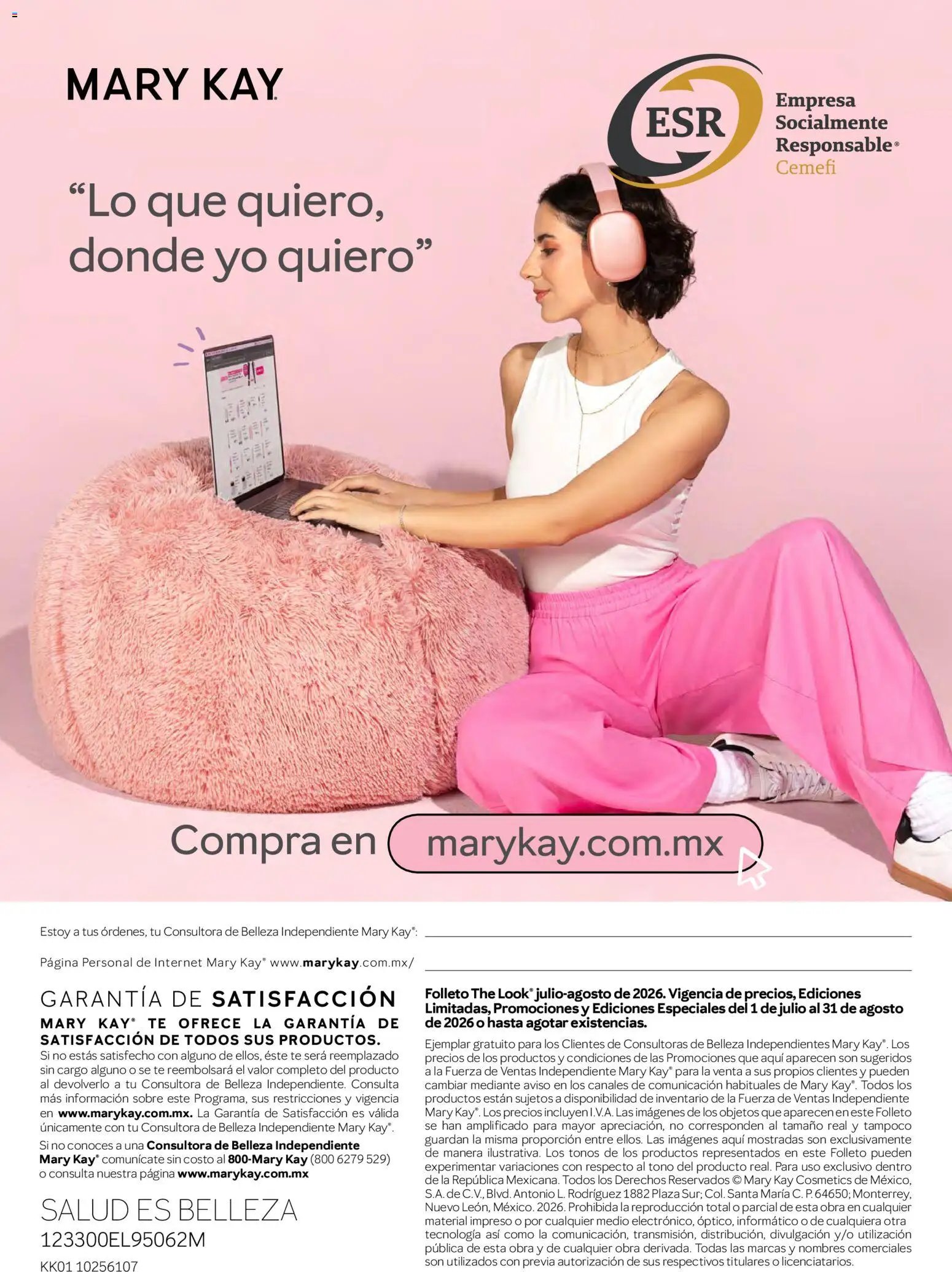 Mary Kay oferta desde 01/07/2026 Catálogo Mary Kay Julio Agosto 2026