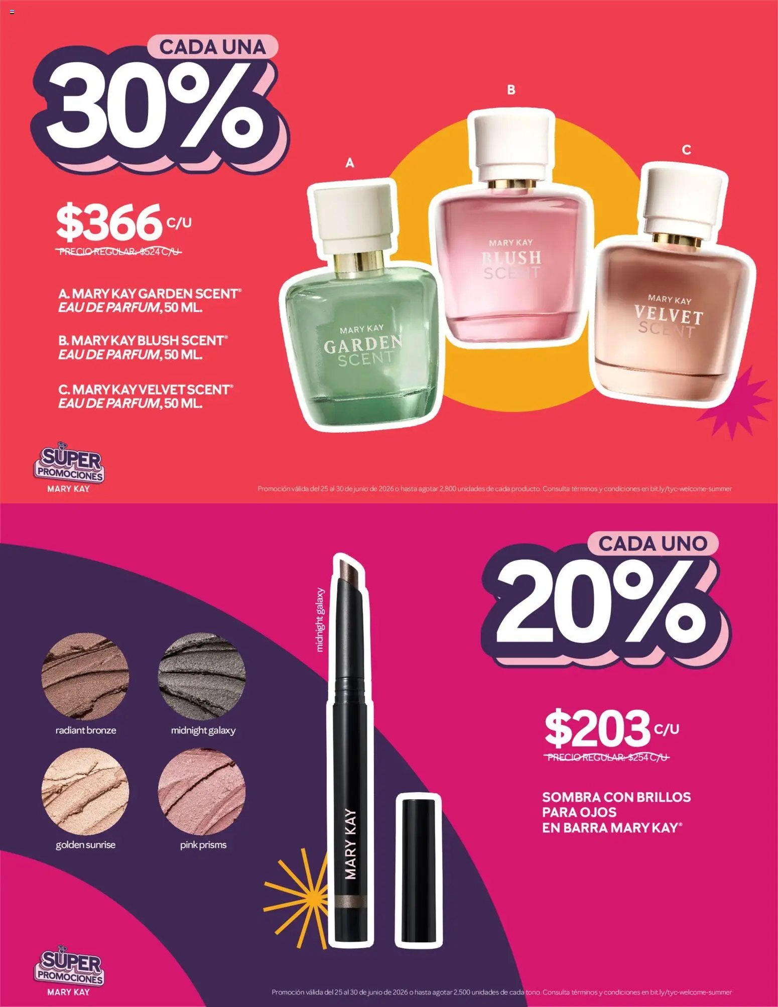 Mary Kay oferta desde 25/06/2026 Mary Kay catálogo Super promociones