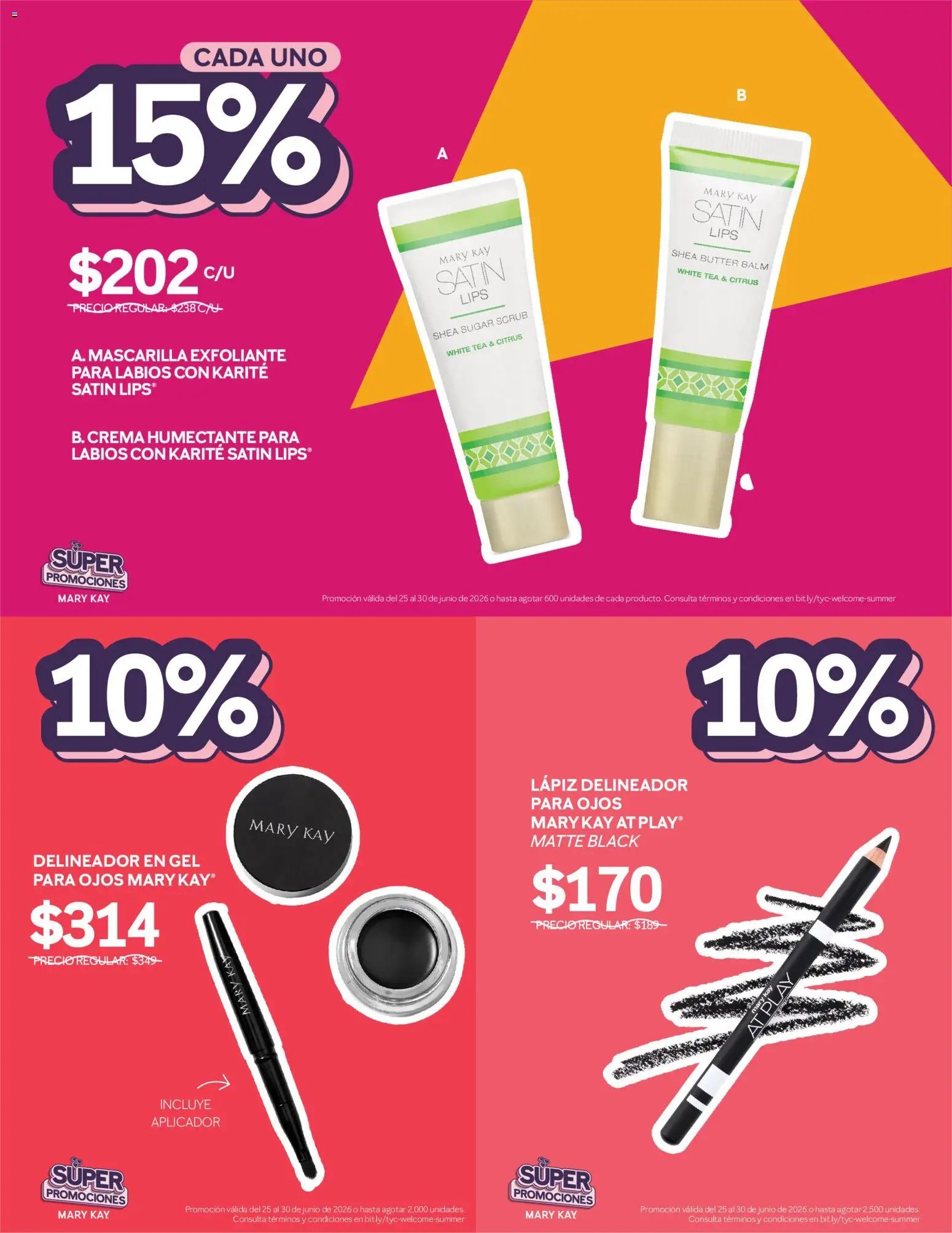 Mary Kay oferta desde 25/06/2026 Mary Kay catálogo Super promociones