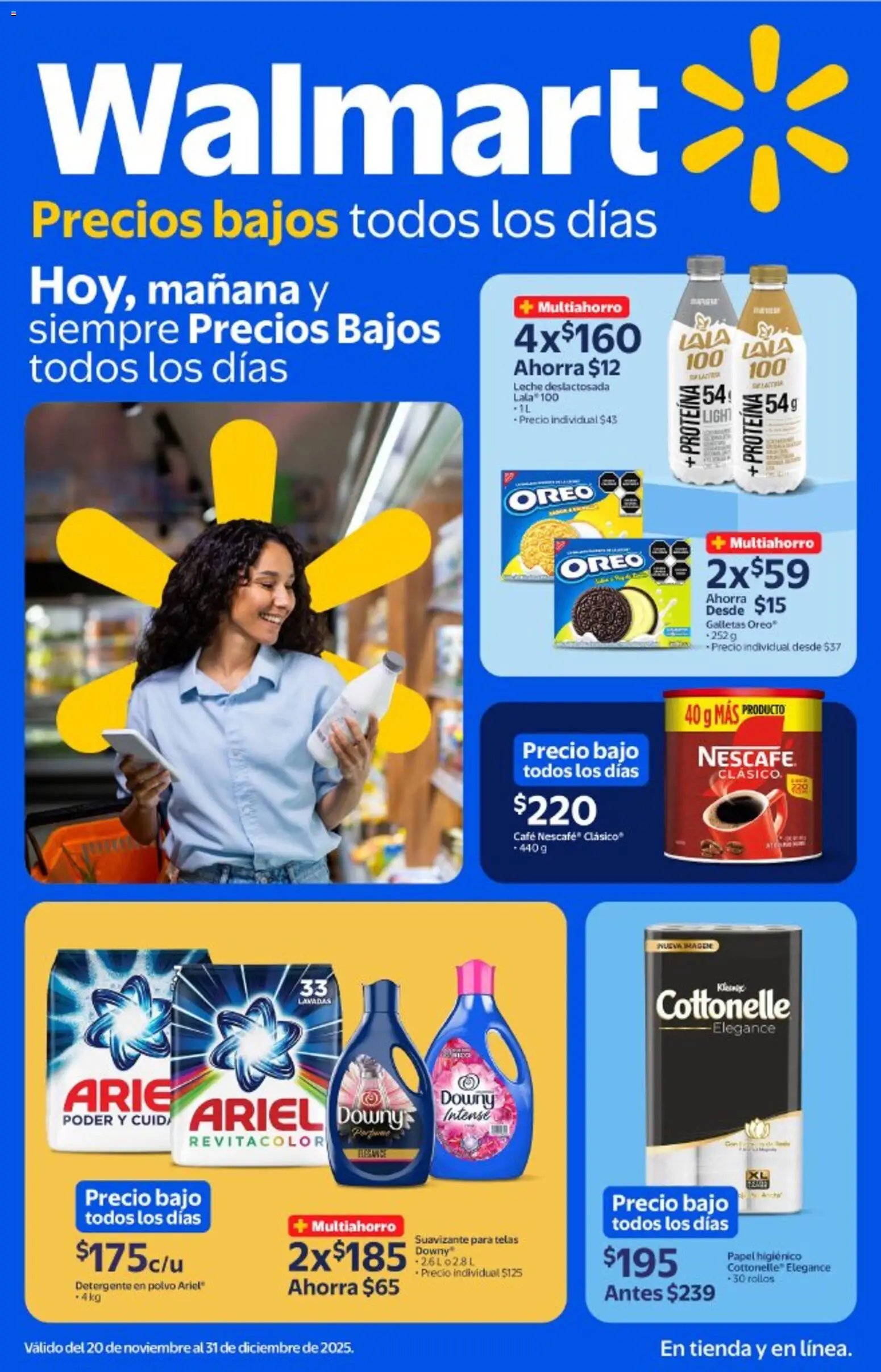 Walmart oferta desde 20/11/2025 Folleto Precios bajos todos los días (2025-11-20 - 2025-12-31)