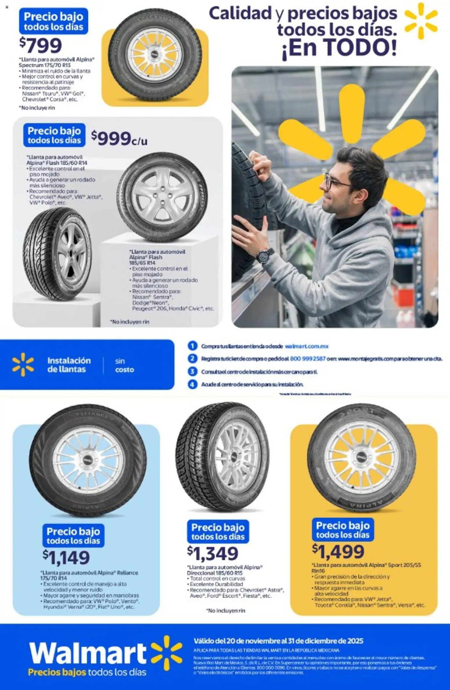 Walmart oferta desde 20/11/2025 Folleto Precios bajos todos los días (2025-11-20 - 2025-12-31)