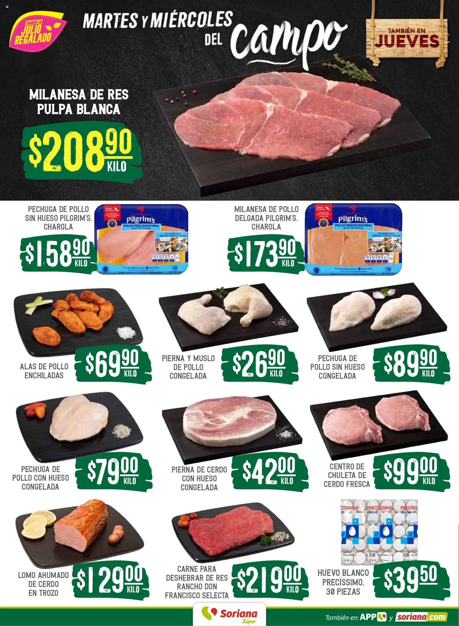 Soriana oferta desde 23/06/2026 Soriana Martes y Miércoles del Campo Súper: Juárez