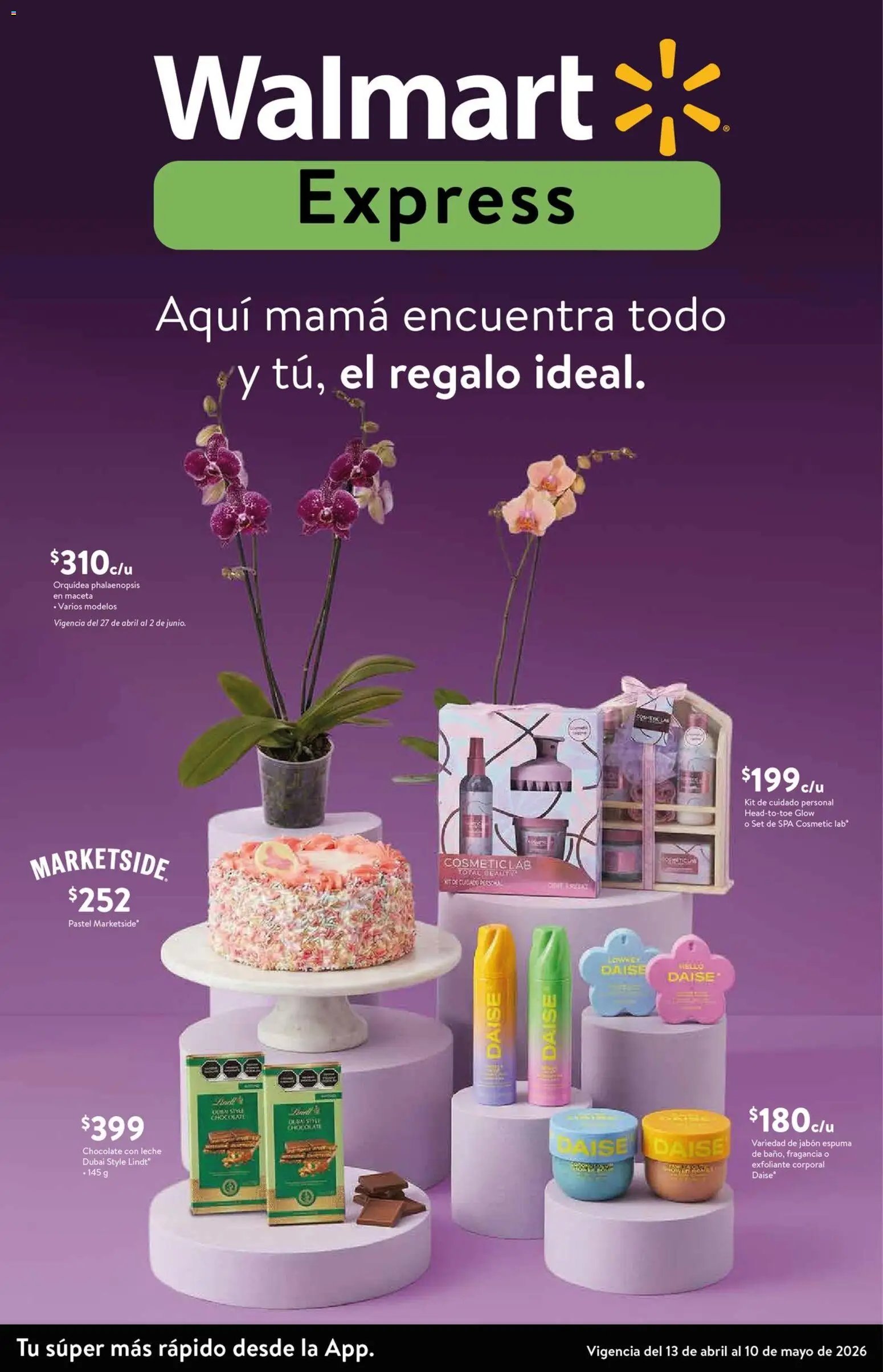 Walmart Express oferta desde 13/04/2026 Walmart Express folleto Aquí mamá encuentra todo y tú, el regalo ideal (2026-04-13 - 2026-05-10)