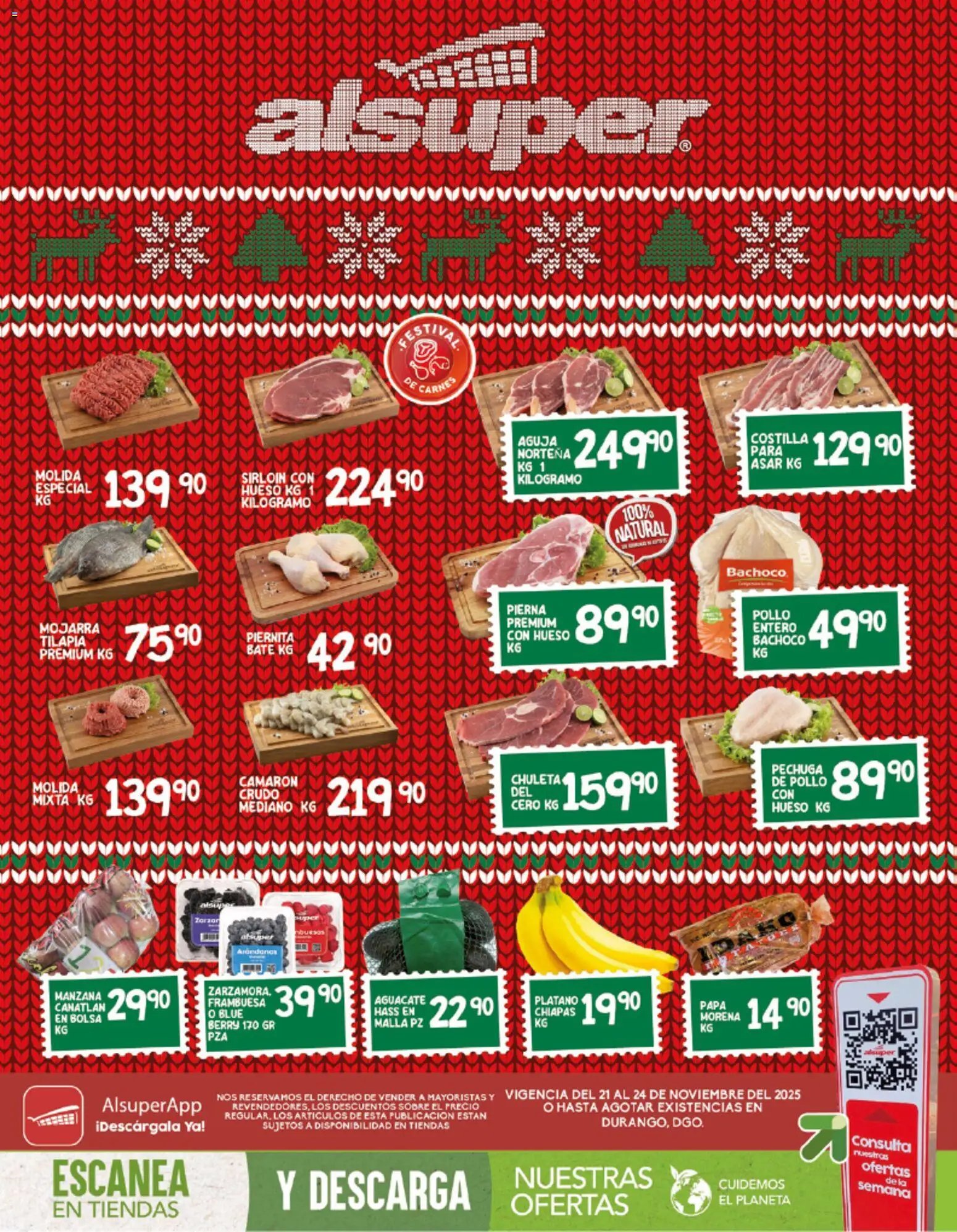 Alsuper oferta desde 21/11/2025 Folleto Durango (2025-11-21 - 2025-11-24)