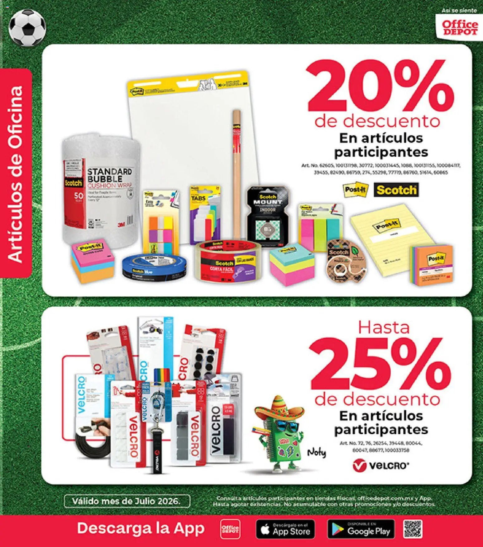 Office Depot oferta desde 01/07/2026 Office Depot catálogo