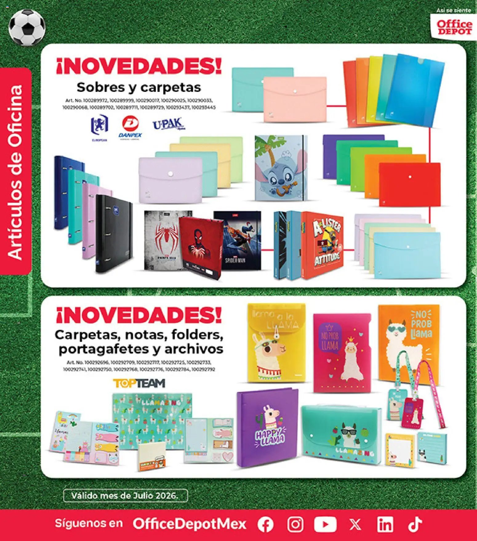 Office Depot oferta desde 01/07/2026 Office Depot catálogo