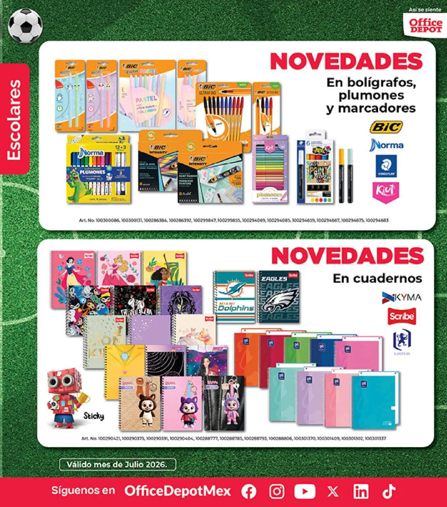 Office Depot oferta desde 01/07/2026 Office Depot catálogo