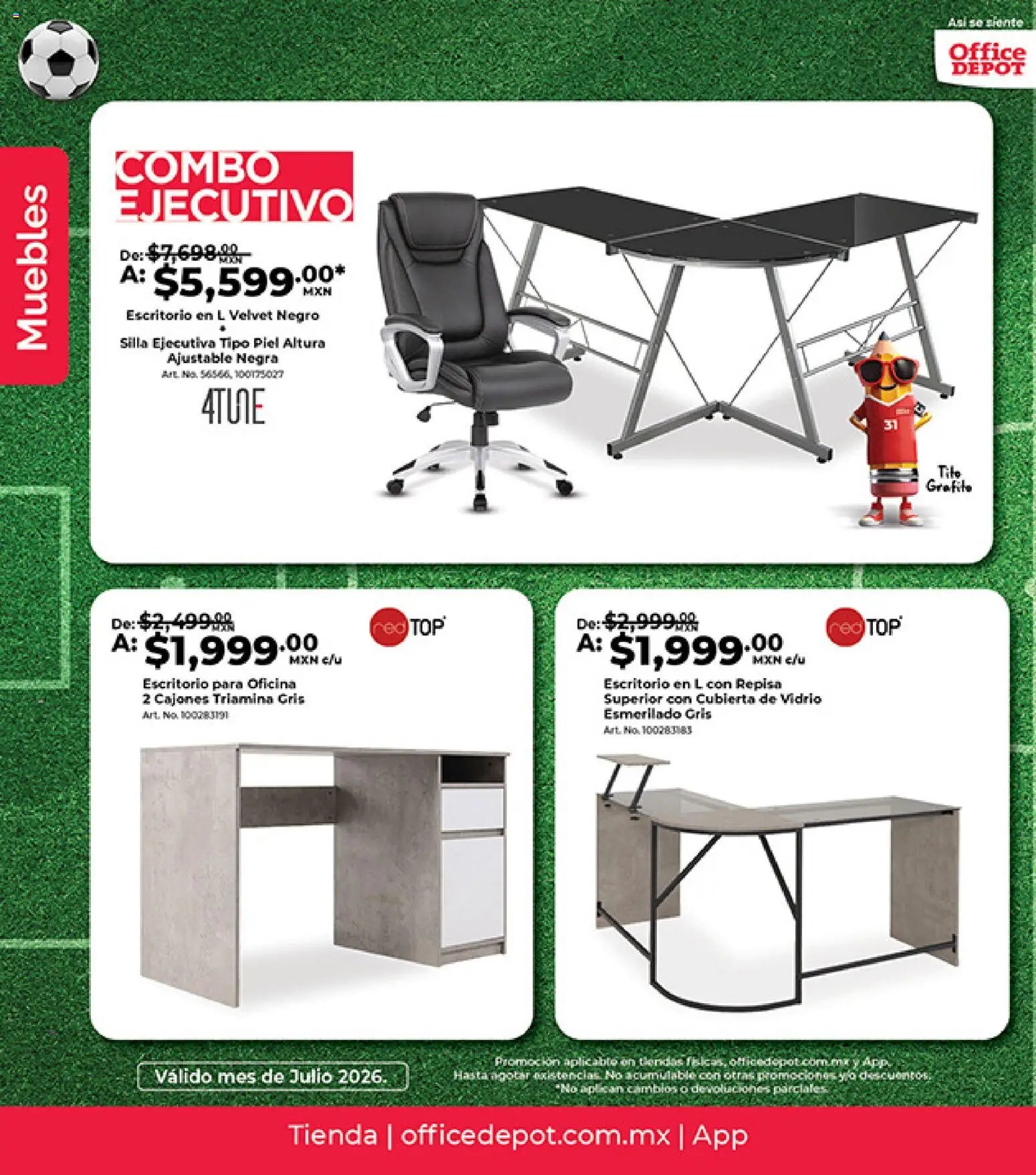 Office Depot oferta desde 01/07/2026 Office Depot catálogo