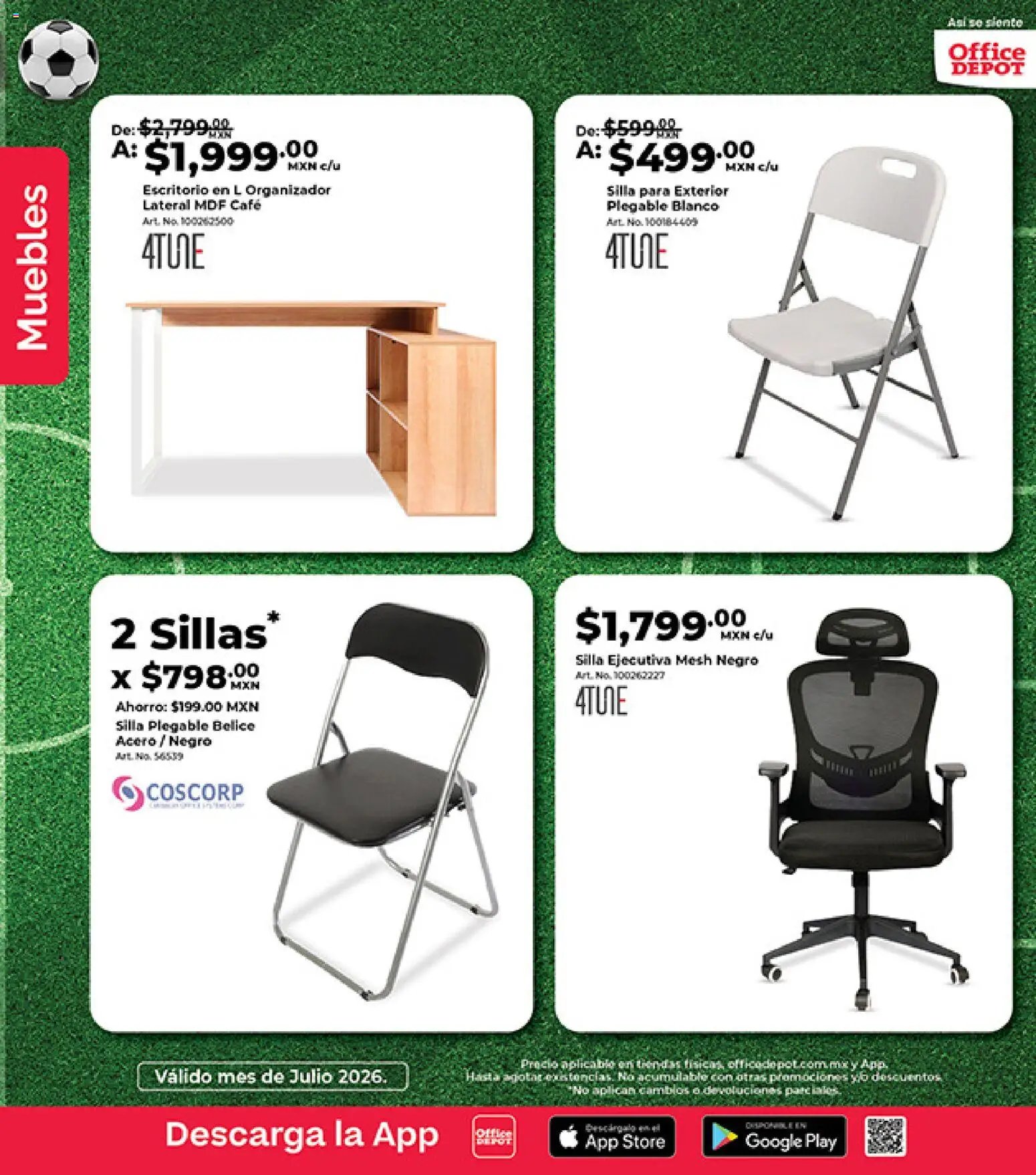 Office Depot oferta desde 01/07/2026 Office Depot catálogo