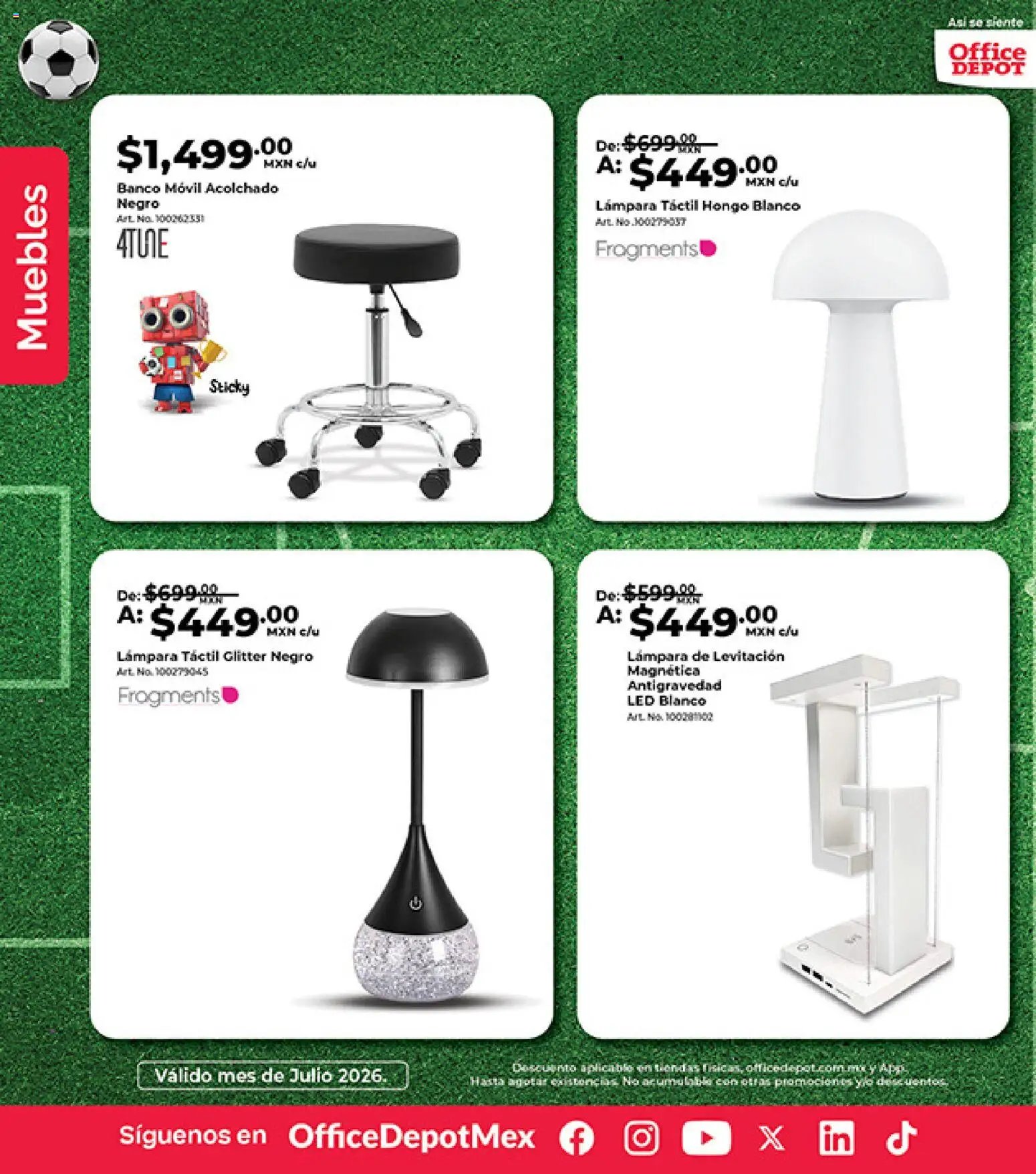 Office Depot oferta desde 01/07/2026 Office Depot catálogo