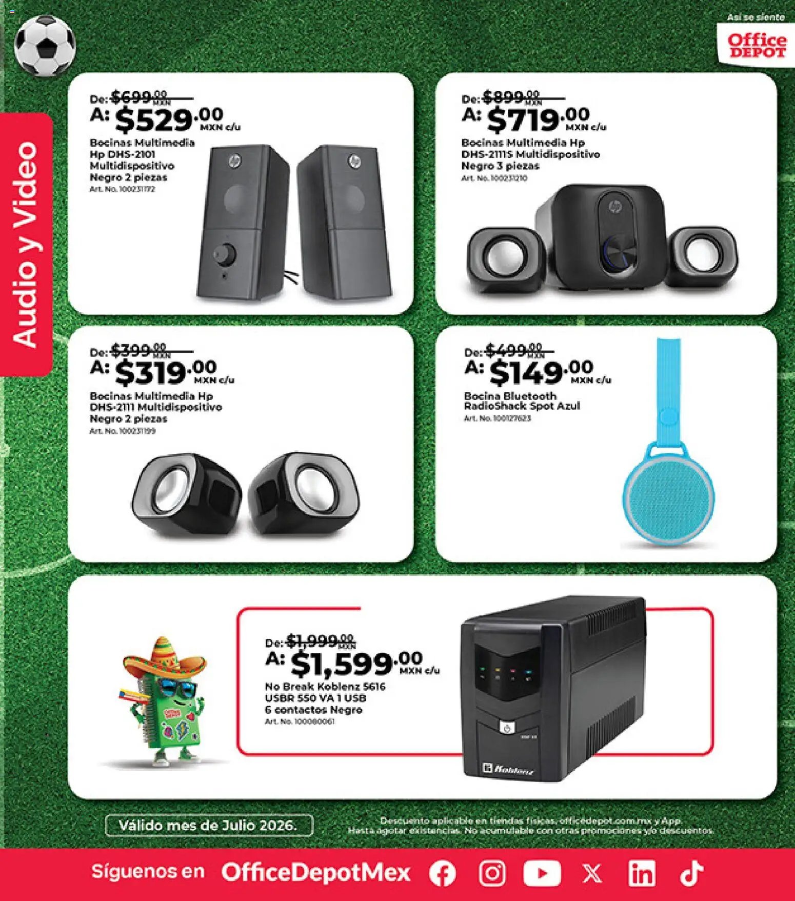 Office Depot oferta desde 01/07/2026 Office Depot catálogo