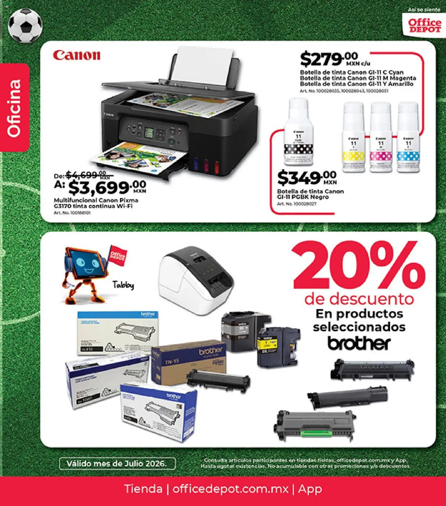 Office Depot oferta desde 01/07/2026 Office Depot catálogo