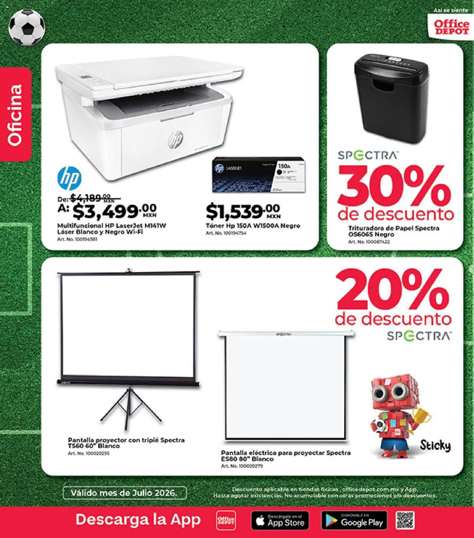 Office Depot oferta desde 01/07/2026 Office Depot catálogo