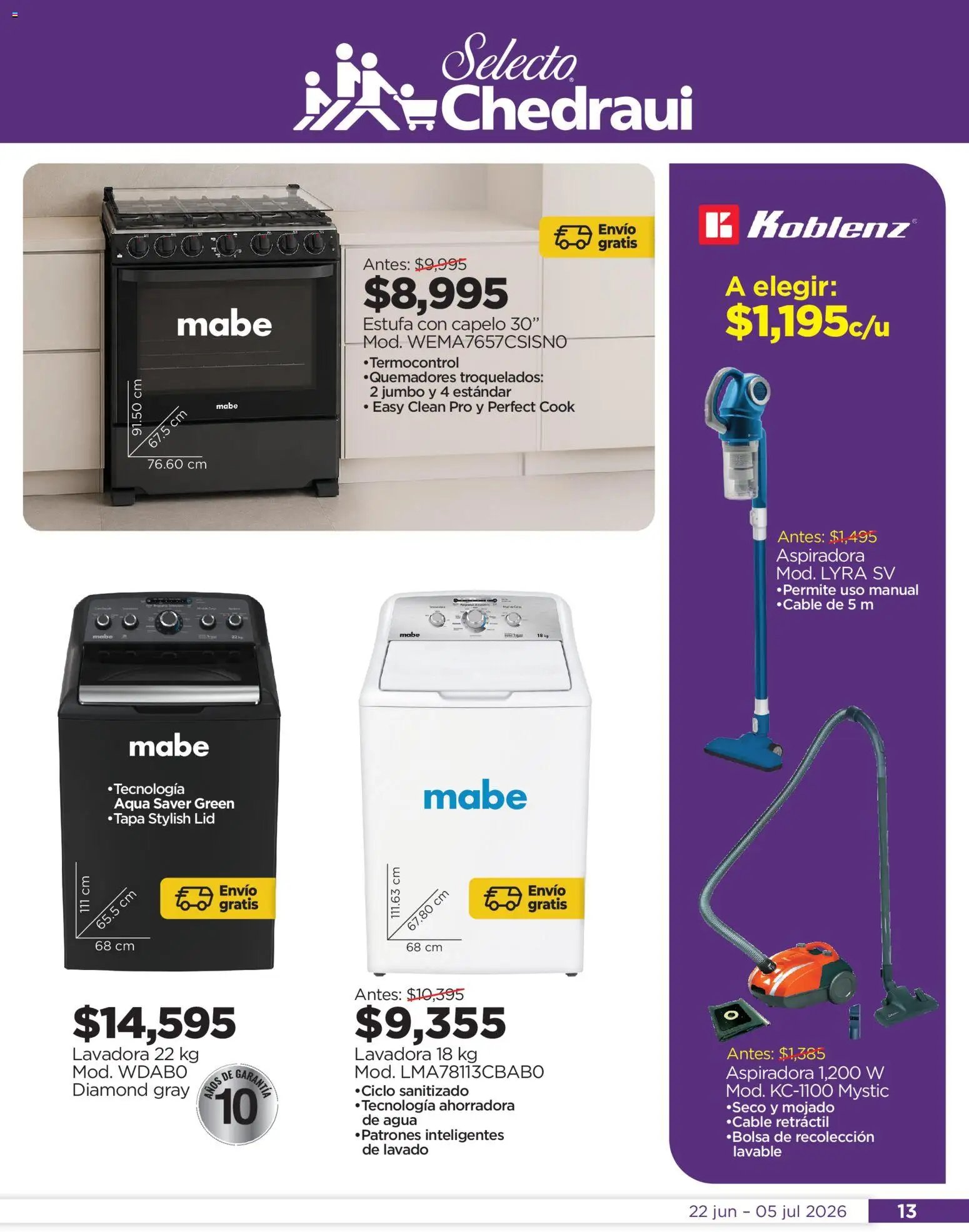 Chedraui oferta desde 22/06/2026 Chedraui folleto Ofertones del verano