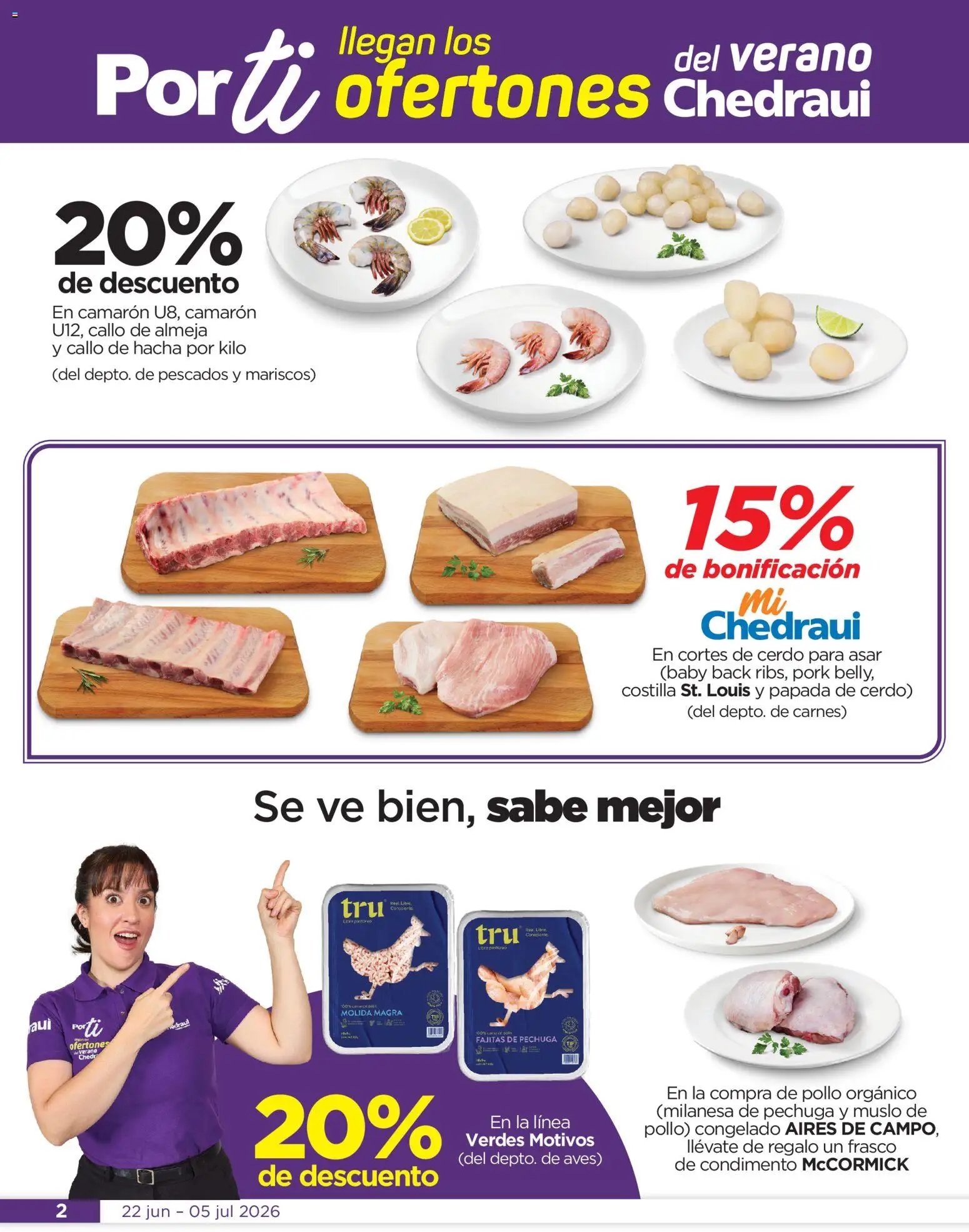 Chedraui oferta desde 22/06/2026 Chedraui folleto Ofertones del verano